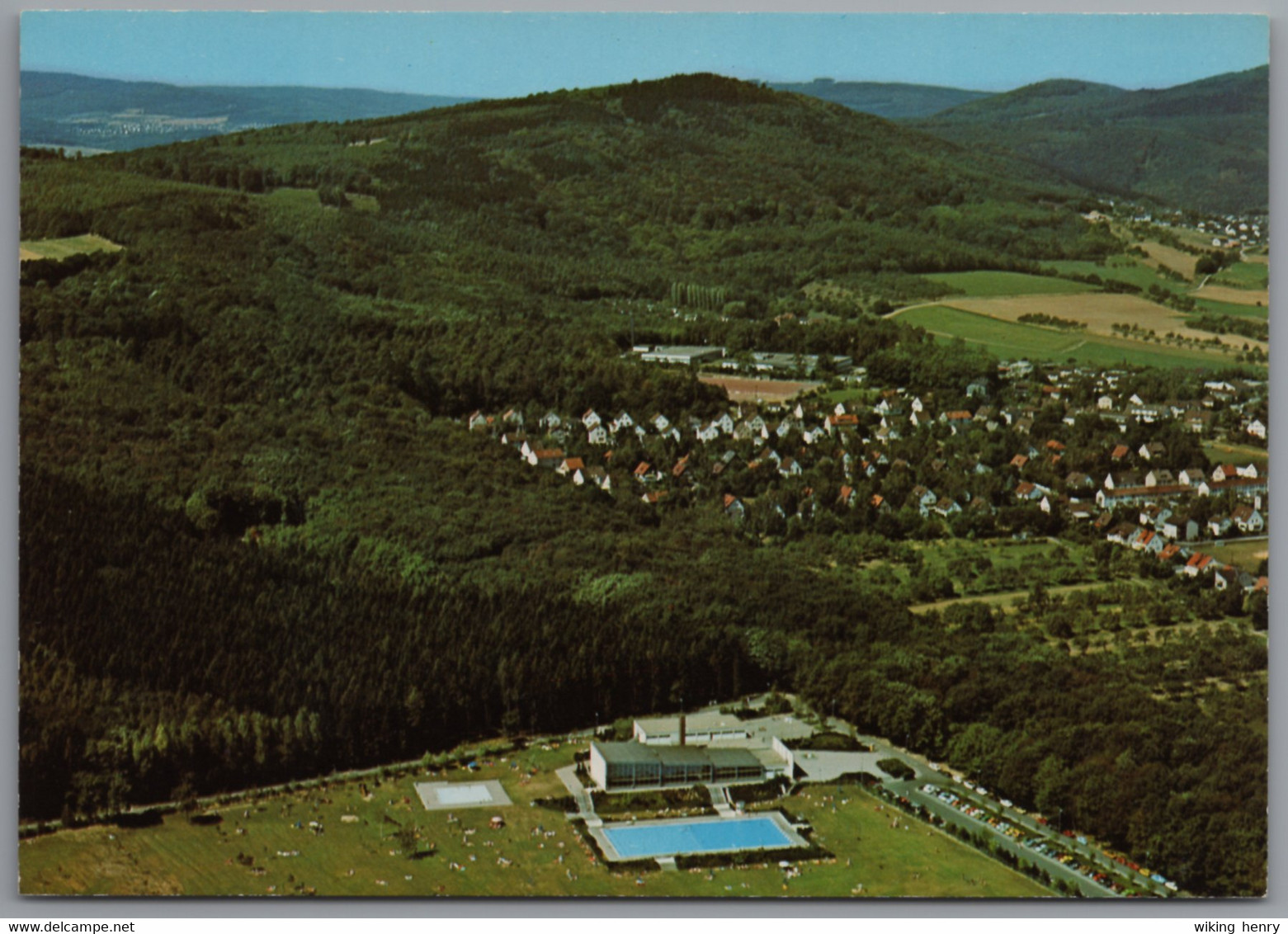 Kelkheim Im Taunus - Teilansicht Mit Schwimmbad 1   Luftbild - Kelkheim