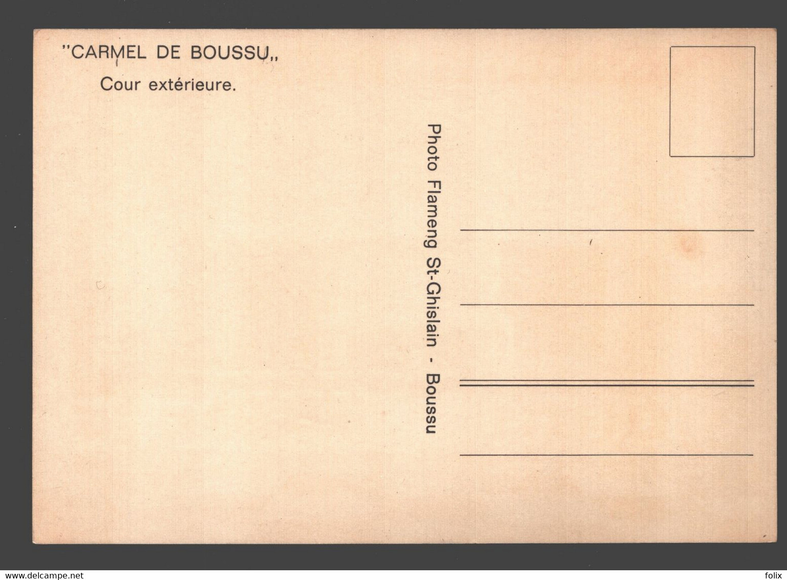 Boussu - Carmel De Boussu - Cour Extérieure - Boussu