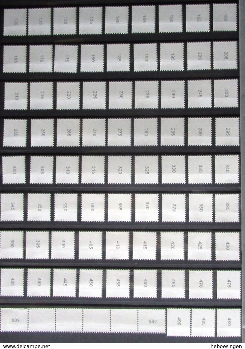 Bund Großes Lot Ergänzungsmarken 2 Cent(76) + 3 Cent (346) Postfrisch ** Alle Mit ZN - Unused Stamps