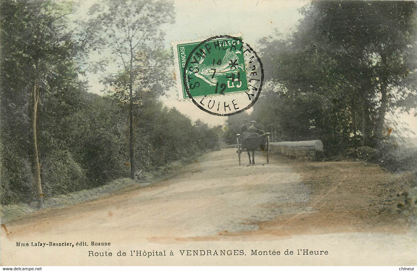 ROUTE DE L'HOPITAL A VENDRANGES MONTEE DE L'HEURE - Otros & Sin Clasificación