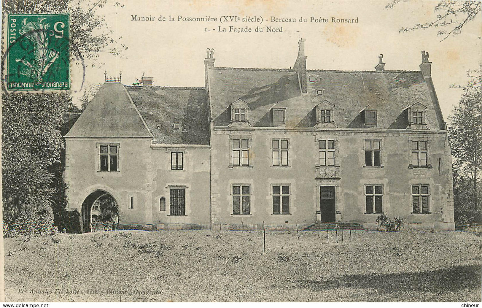 MANOIR DE LA POSSONNIERE BERCEAU DU POETE RONSARD LA FACADE DU NORD - Sonstige & Ohne Zuordnung