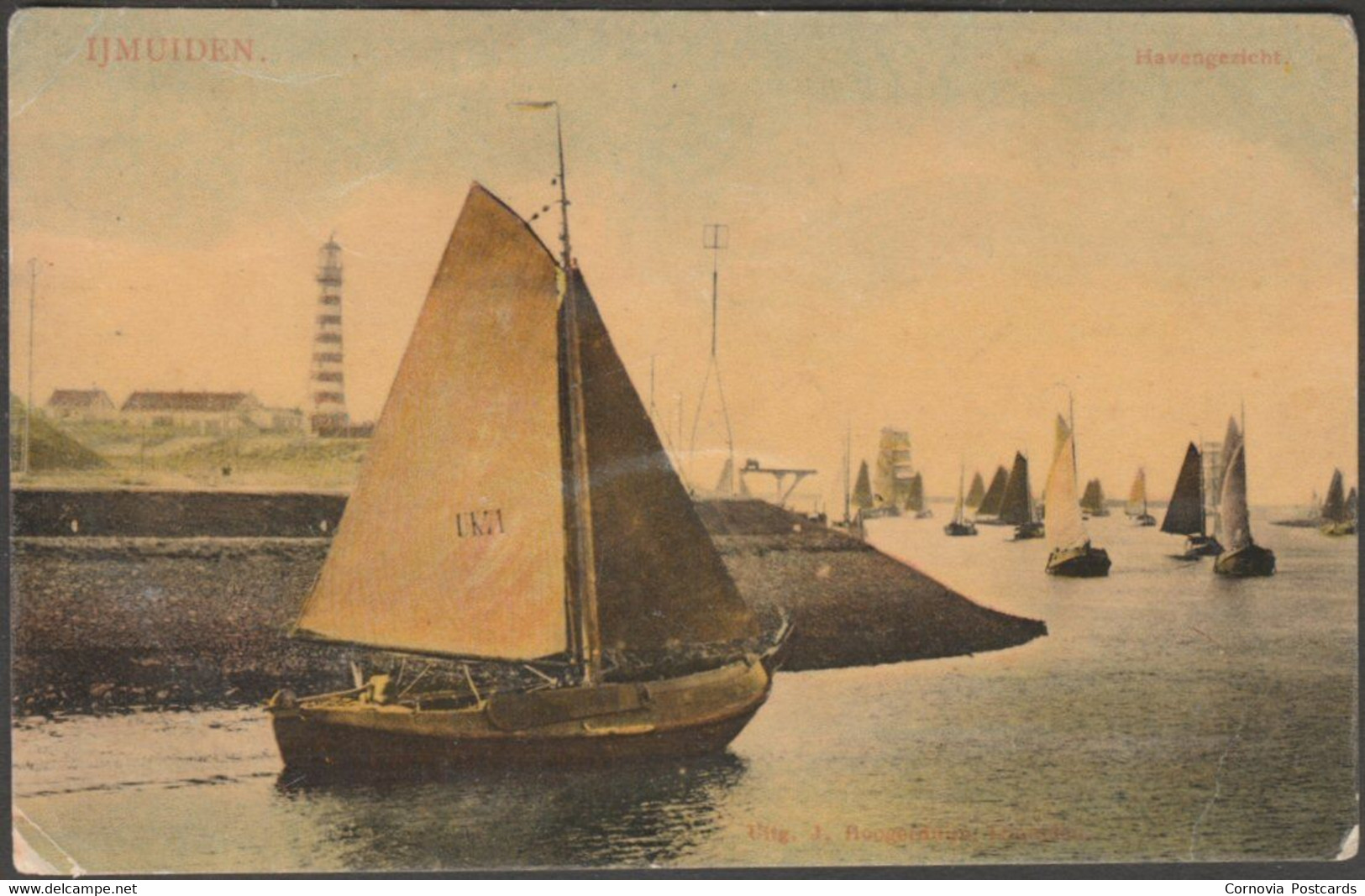 Havengericht, IJmuiden, C.1905-10 - Briefkaart - IJmuiden