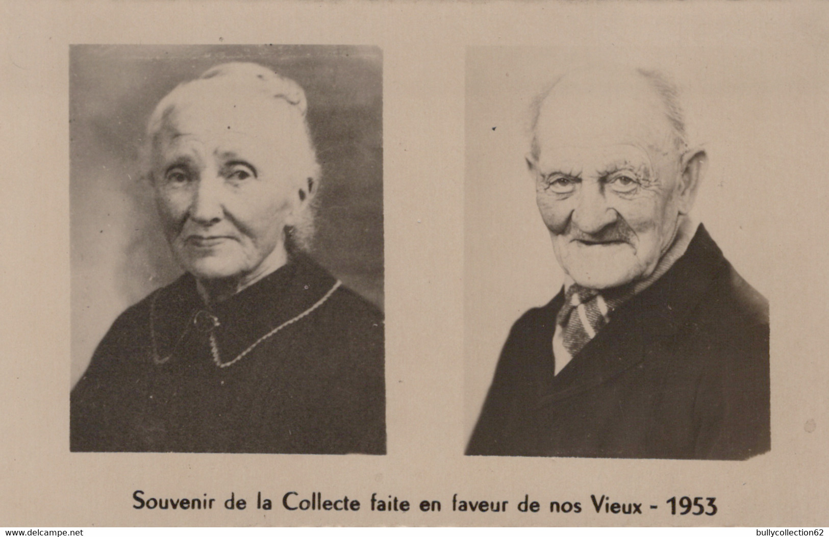 CPA - SELECTION  - FEIGNIES - Souvenir De La Collecte Faite En Faveur De Nos Vieux 1953 - Feignies