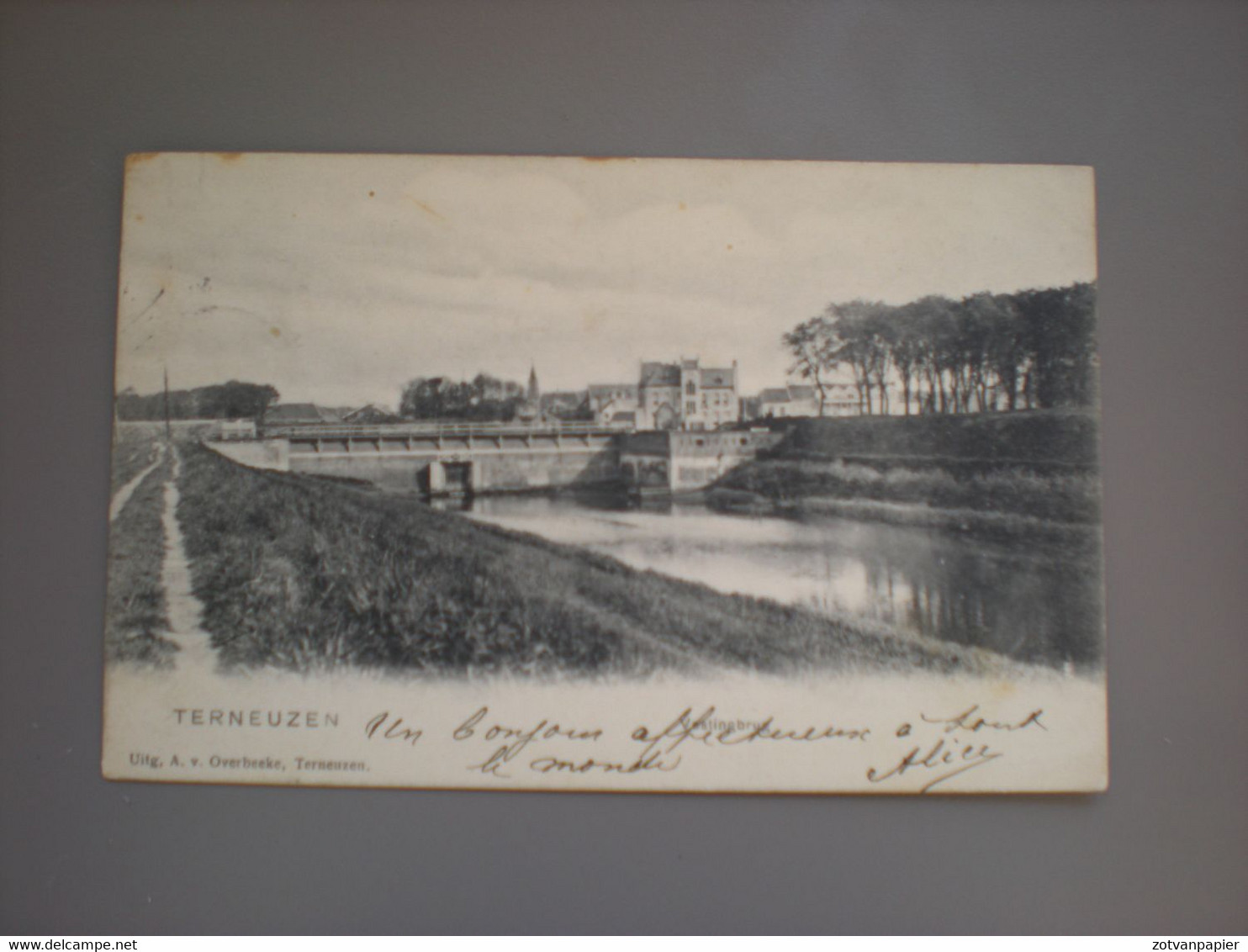 TERNEUZEN - VESTINGBRUG 1905 - UITG. A. V. OVERBEEKE - Terneuzen