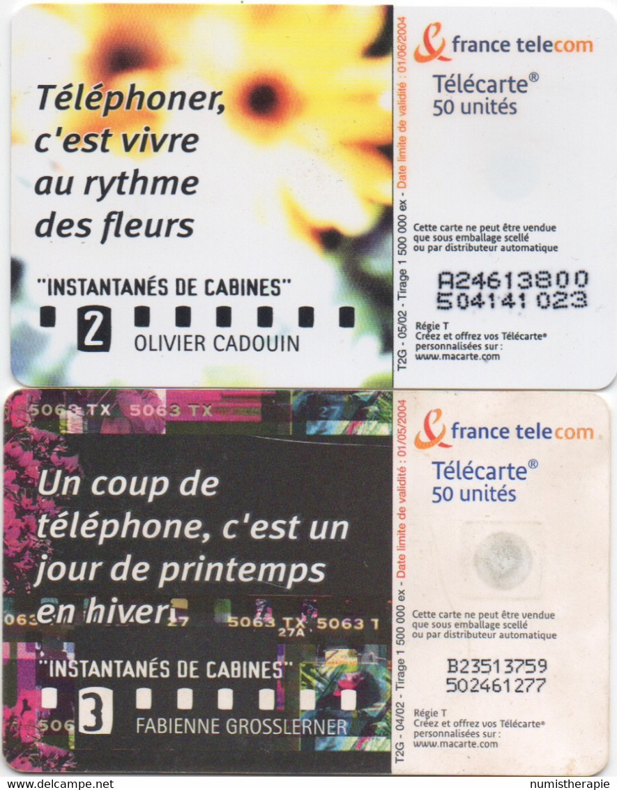 Série : Instantanés De Cabines : #2 Olivier Cadouin & #3 Fabienne Grosslerner 2002 - 2002