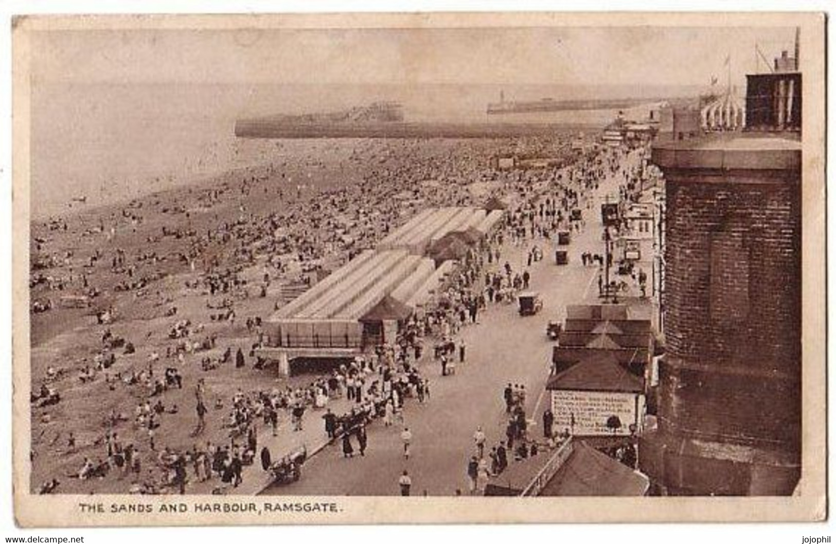 Ramsgate- The Sands And Harbour - Circulé 1936 - Ramsgate