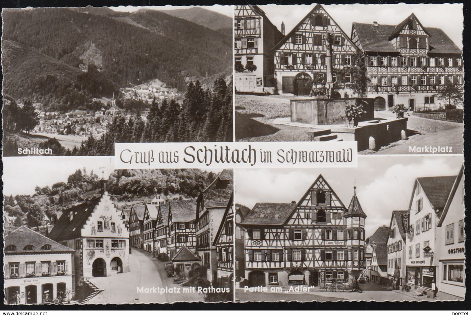 D-77761 Schiltach -  Alte Ortsansichten - Schwarzwald - Schiltach