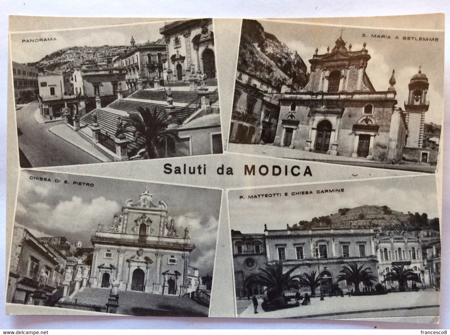 Saluti Da Modica / Ragusa - Modica