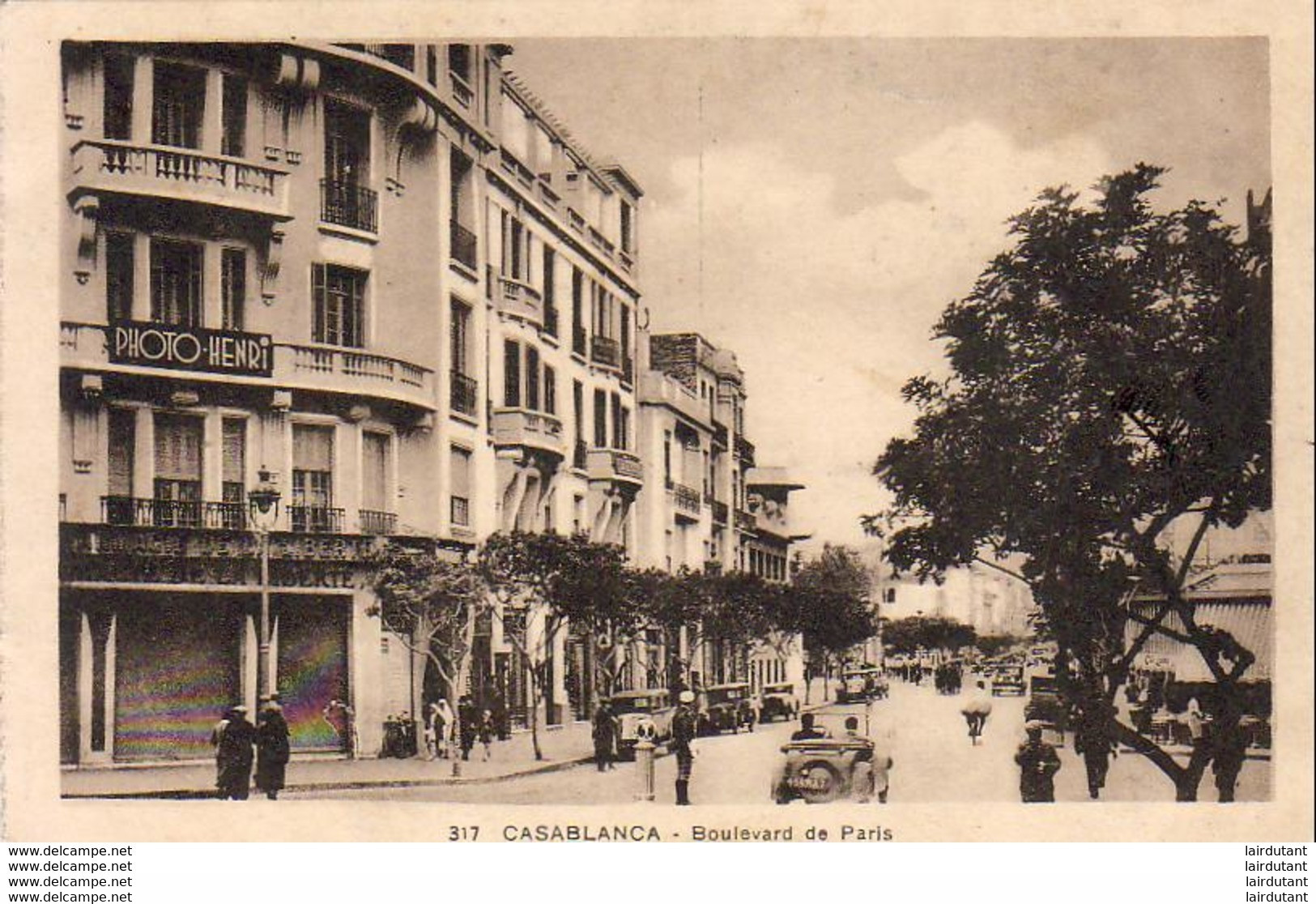 MAROC  CASABLANCA   Boulevard De Paris  ..... - Casablanca