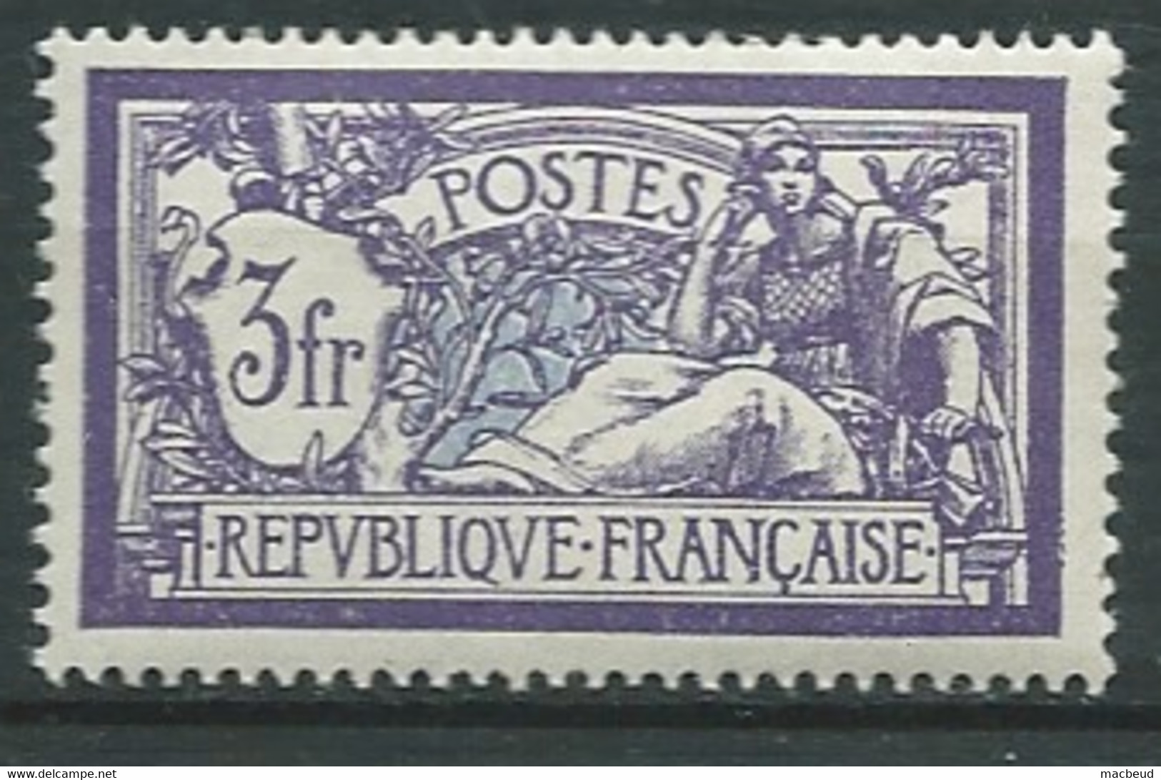 Yvert N°206 * Trace De Charnière Presque Invisible     Pla 4408 - 1900-27 Merson