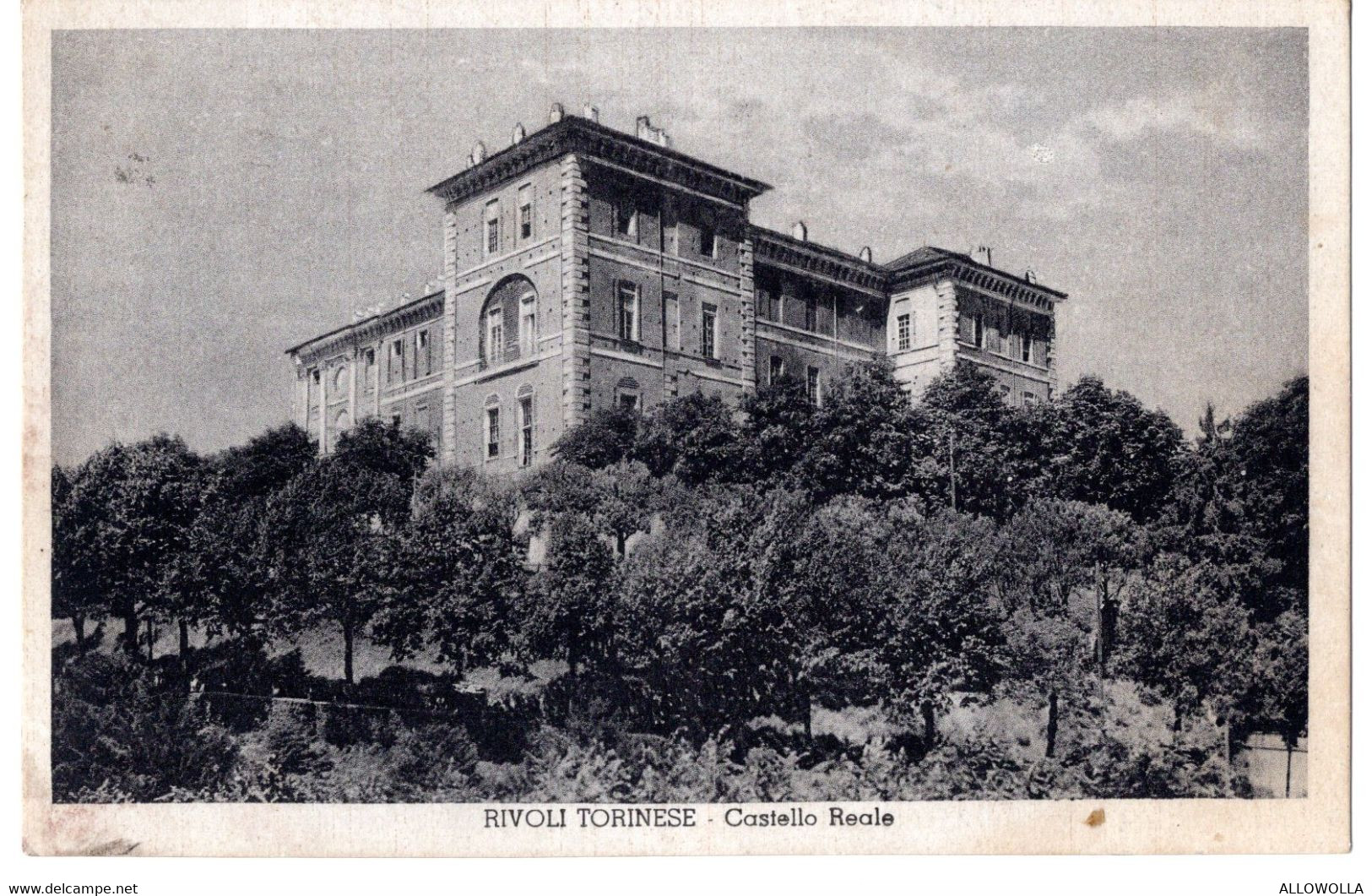 11243" RIVOLI TORINESE-CASTELLO REALE  " VERA FOTO-CART SPED 1942 - Rivoli