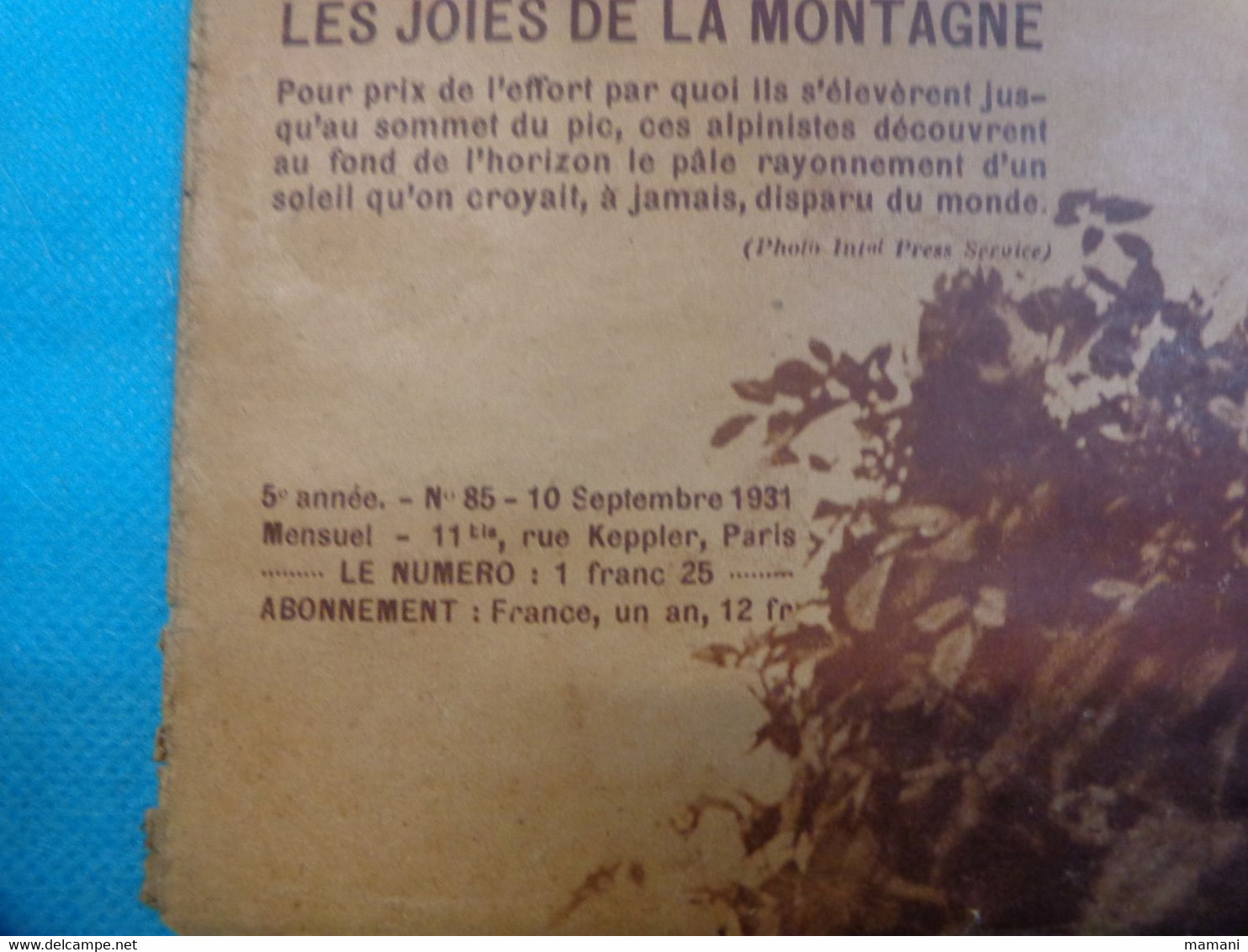 Revue De La Vie Moderne N°85 Du 10/9/31 Le Tennis-la Mode Des Chapeaux - Sonstige & Ohne Zuordnung