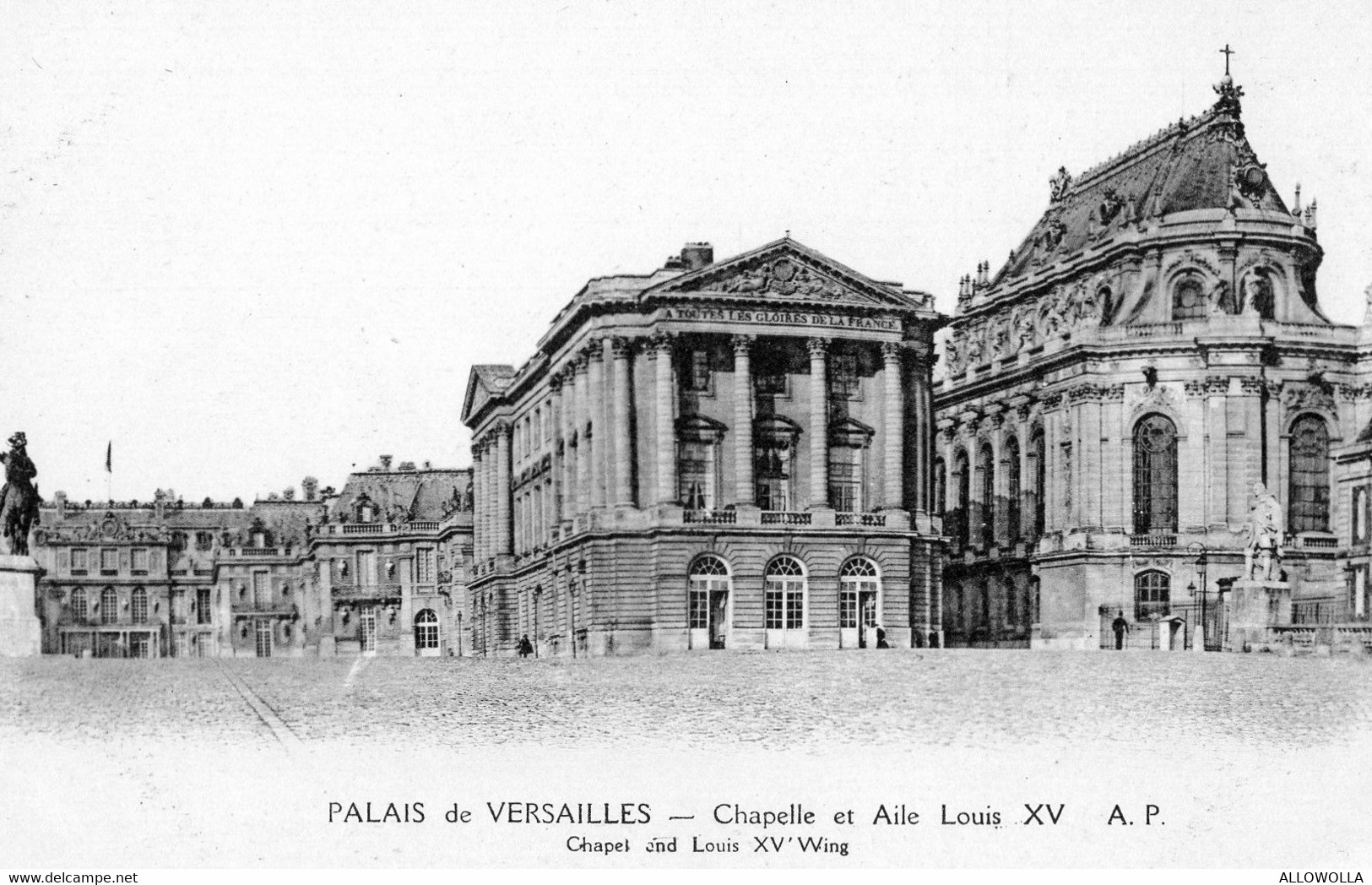 11255" PALAIS DE VERSAILLES-CHAPELLE ET AILE LOUIS XV " VERA FOTO-CART NON SPED - Ile-de-France