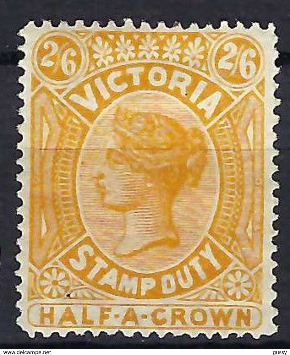 AUSTRALIE Victoria "Fiscaux-Postaux" 1885: Le Y&T 30  Neuf* - Mint Stamps