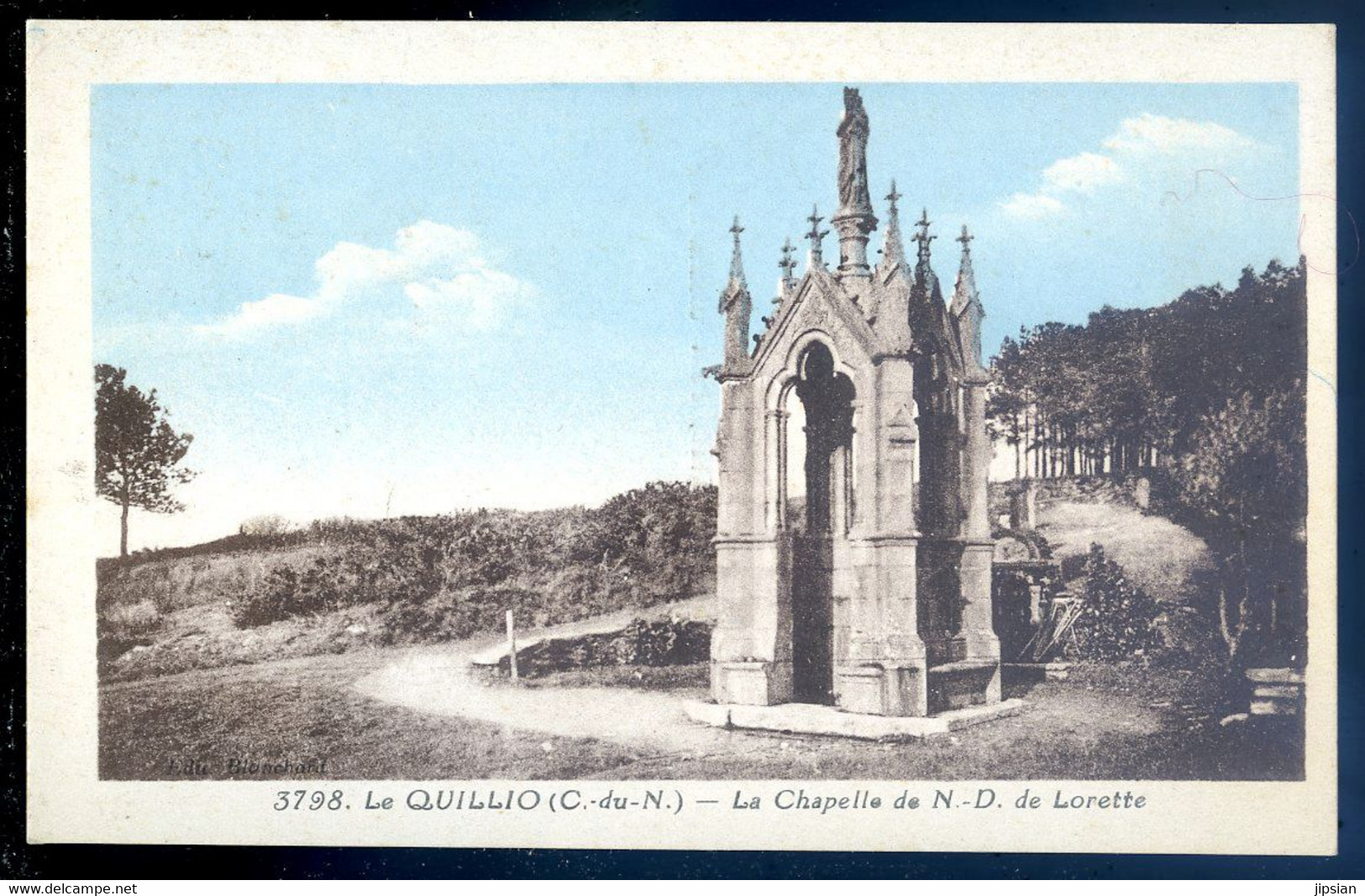 Cpa Du 22 Le Quillio La Chapelle De Notre Dame De Lorette  -- Environs Loudéac Guerlédan  AVR20-193 - Loudéac