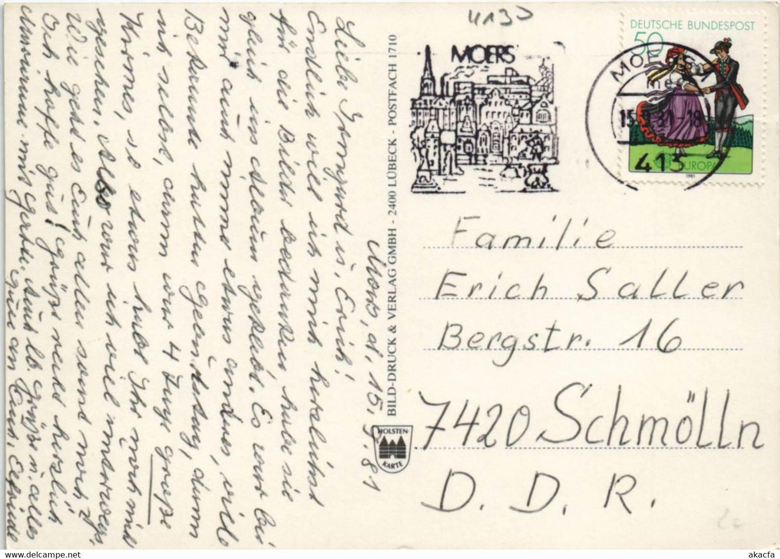 CPM AK Moers Souvenir GERMANY (1090001) - Mörs