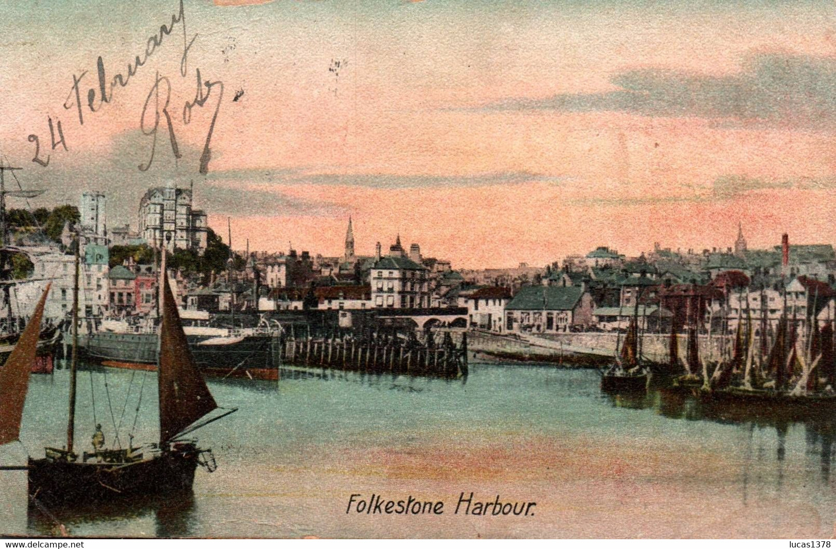 FOLKESTONE HARBOUR 1908 - Folkestone