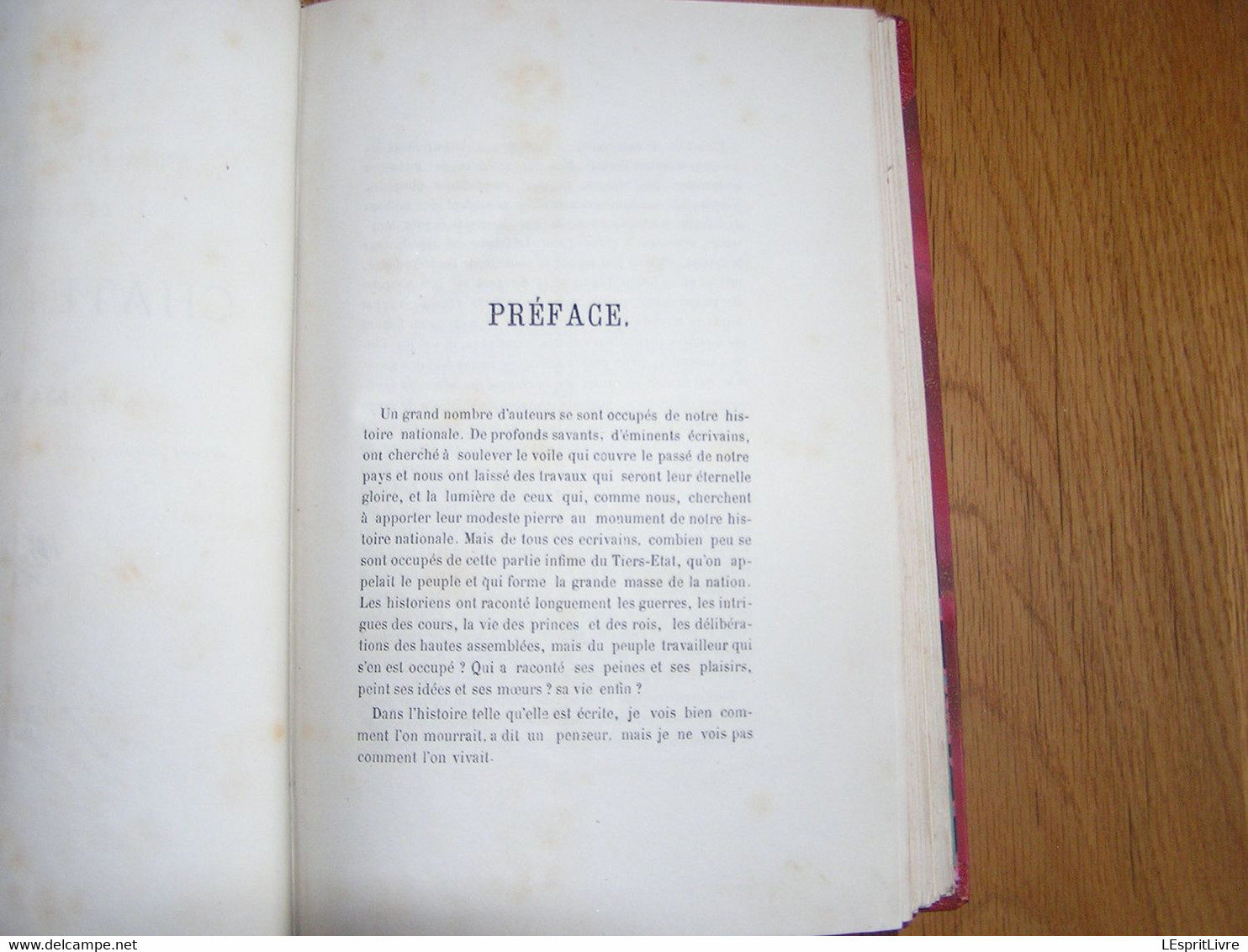 ANNALES HISTORIQUES DE LA COMMUNE DE CHÂTELINEAU J Kaisin 1871 Régionalisme Hainaut Charleroi Histoire - Belgique