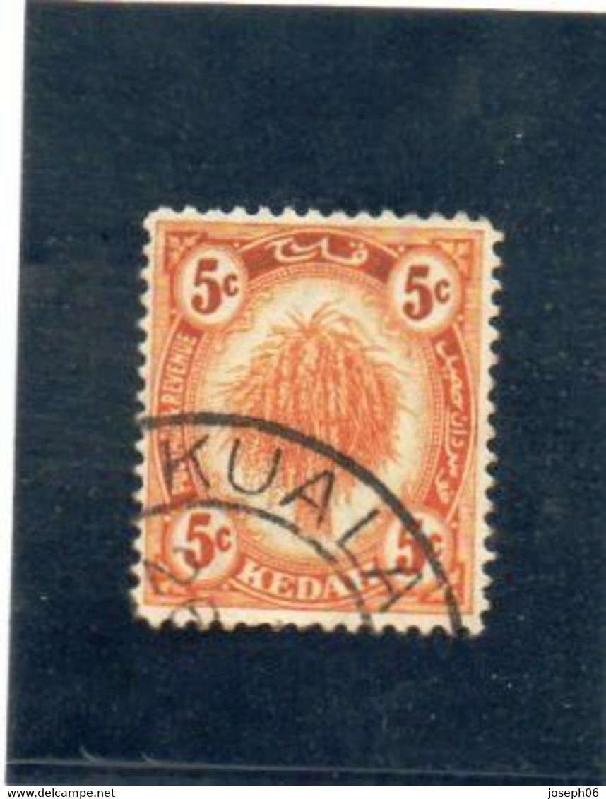 GRANDE-BRETAGNE   1921-36  Kedah  Malaisie  Y.T. N° 23 à 44  Incomplet  Oblitéré  30 - Kedah