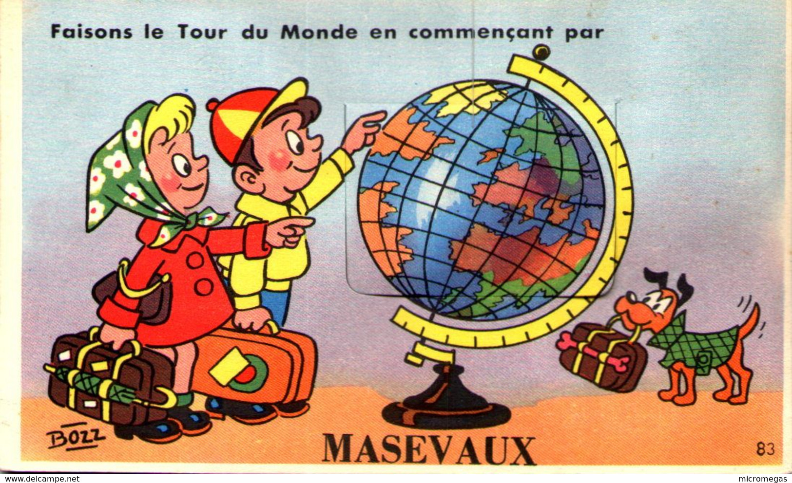 67 - Faisons Le Tour Du Monde En Commençant Par MASEVAUX - Carte à Système Avec Dépliant 10 Vues - Masevaux