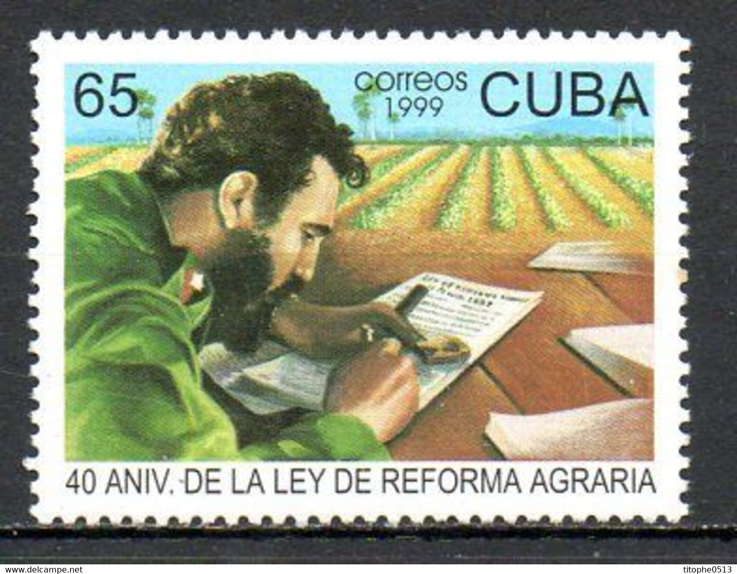 CUBA. N°3805 De 1999. Réforme Agraire/Castro. - Agriculture