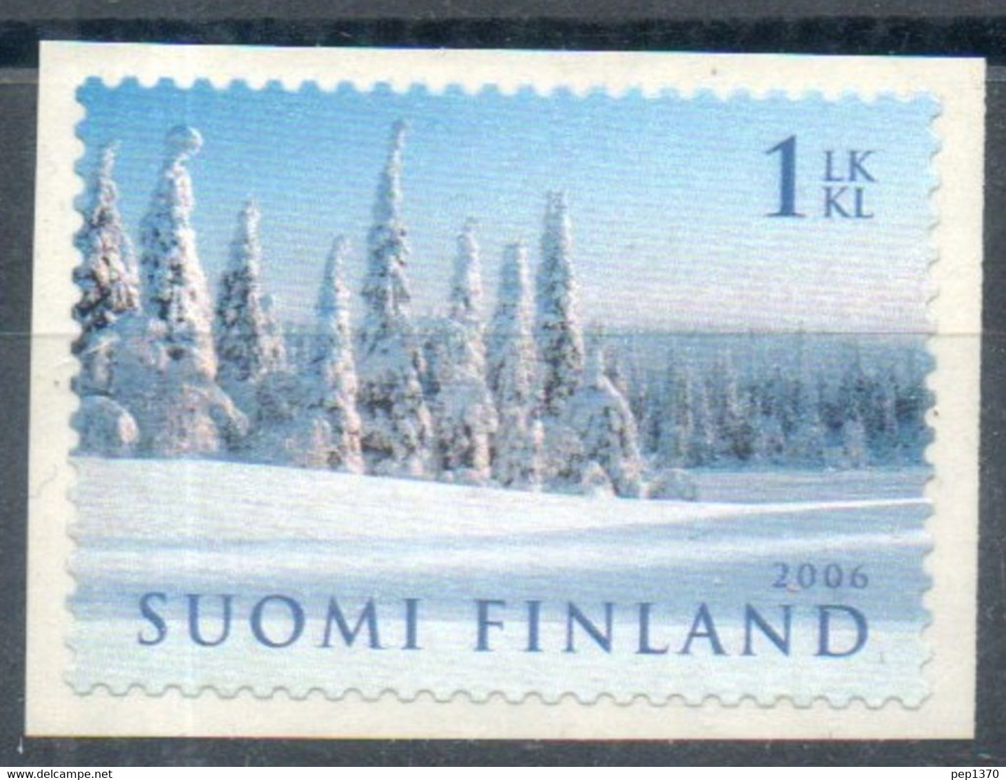 FINLANDIA 2006 - PAISAJE INVERNAL - 1 SELLO - Unused Stamps