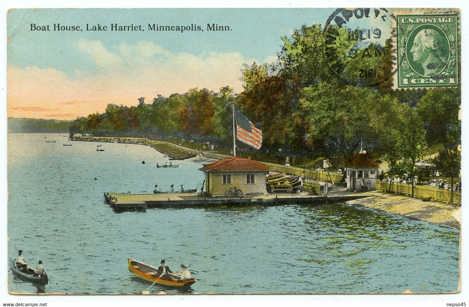 Boat House.hangar à Bateaux Lac Harriet.Minneapolis.Minnesota. - Minneapolis