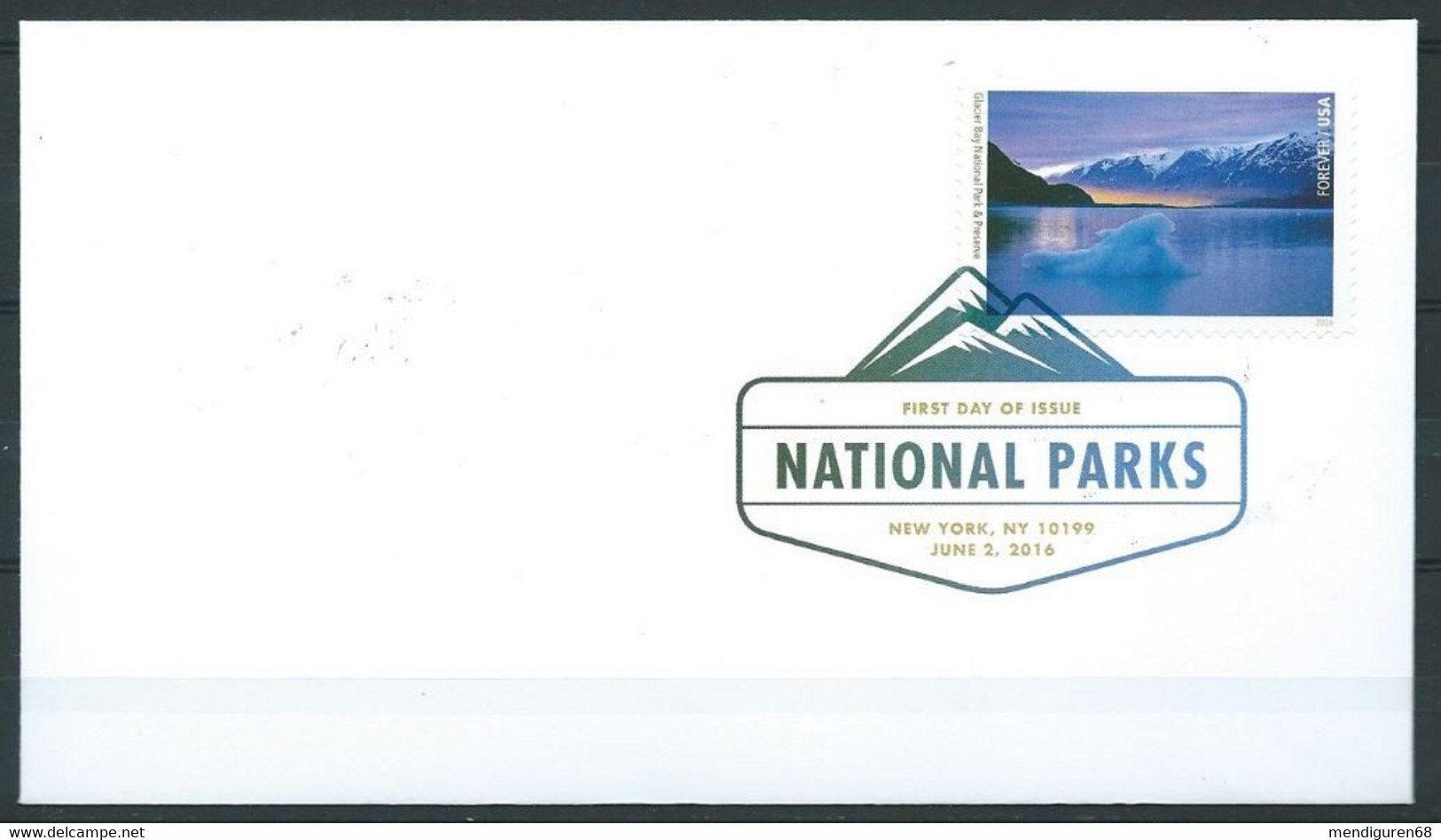 VERINIGTE STAATEN ETATS UNIS USA 2016 NATIONAL PARKS CENTENNIAL: FDC MI 5259 YT 4885 SC 5080A - 2011-...