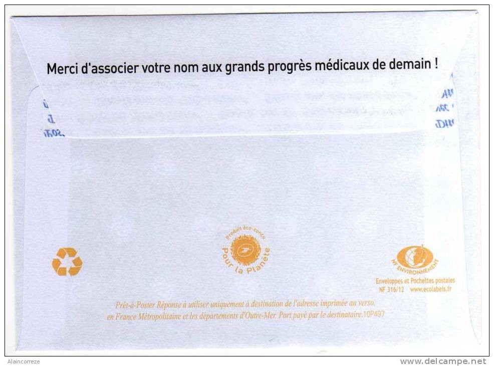 Entier Postal PAP Réponse POSTREPONSE Oise Chantilly Institut Pasteur Autorisation 52784 N° Au Dos: 10P497 - Prêts-à-poster: Réponse /Beaujard