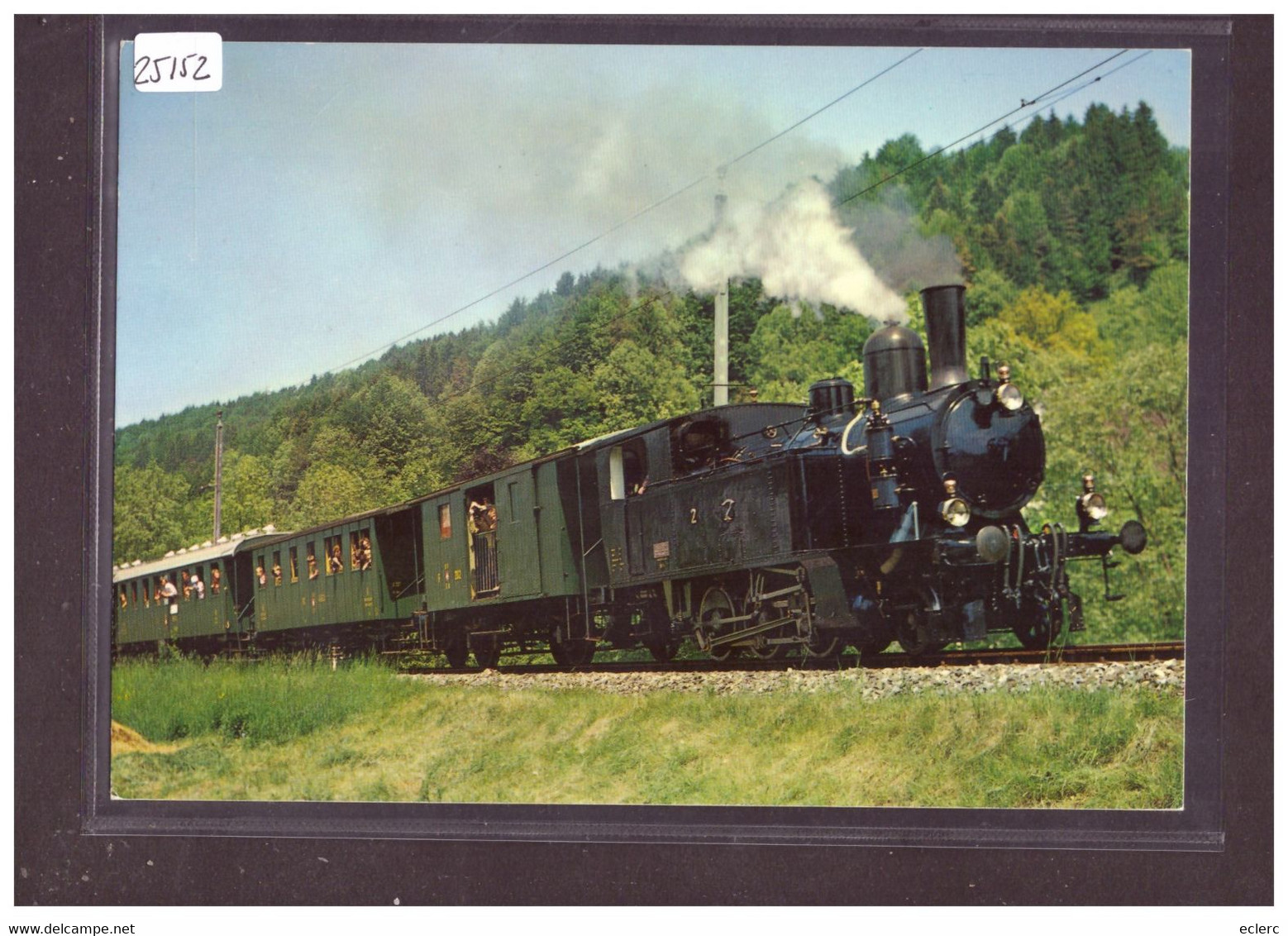 CARTE MODERNE - TRAIN - BAHN - CHEMIN DE FER RSG ( SAIGNELEGIER GLOVELIER ) - TB - Saignelégier