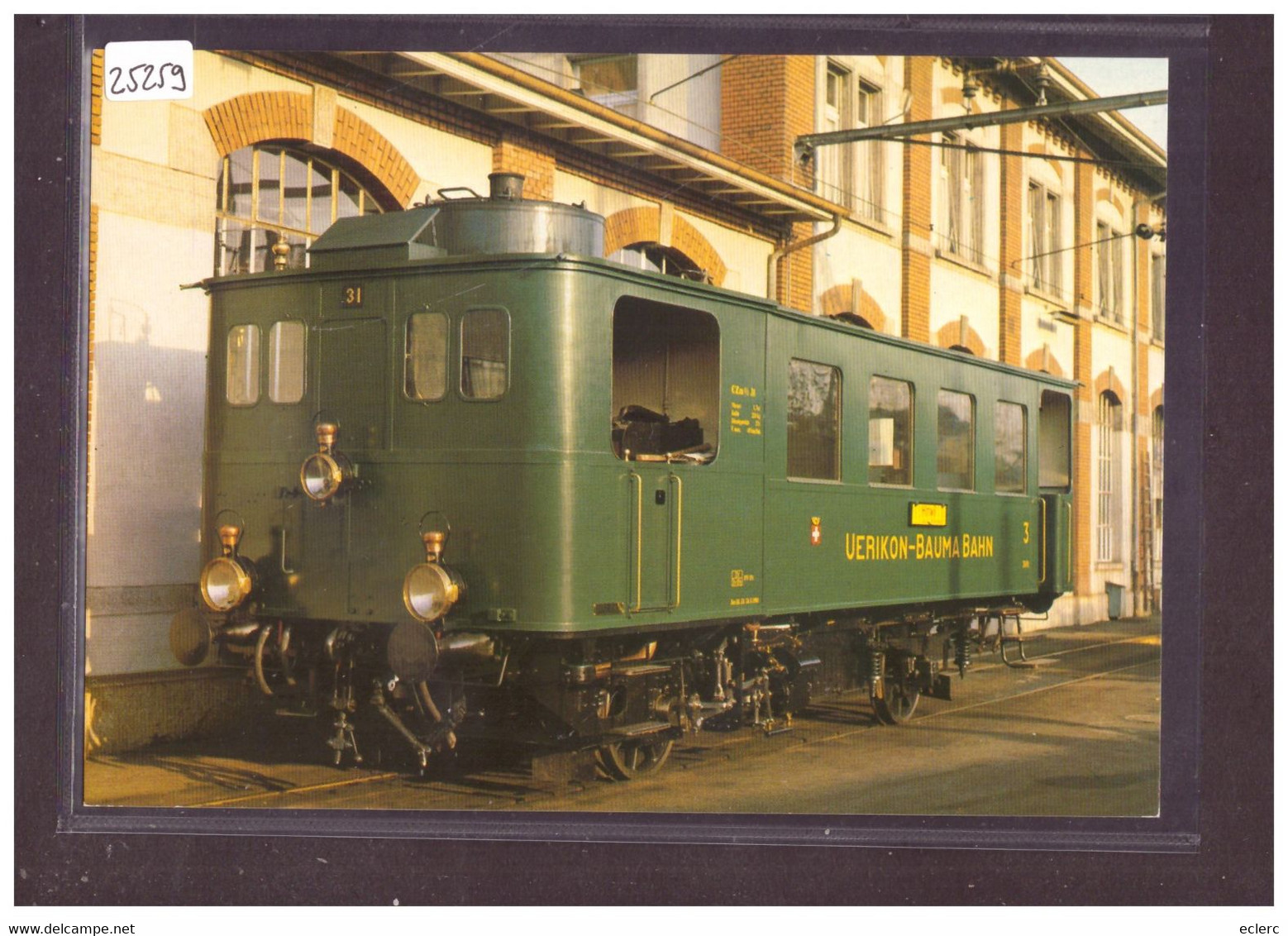 CARTE MODERNE - TRAIN - BAHN - CHEMIN DE FER UeBB ( UERIKON BAUMA BAHN )  - TB - Bauma