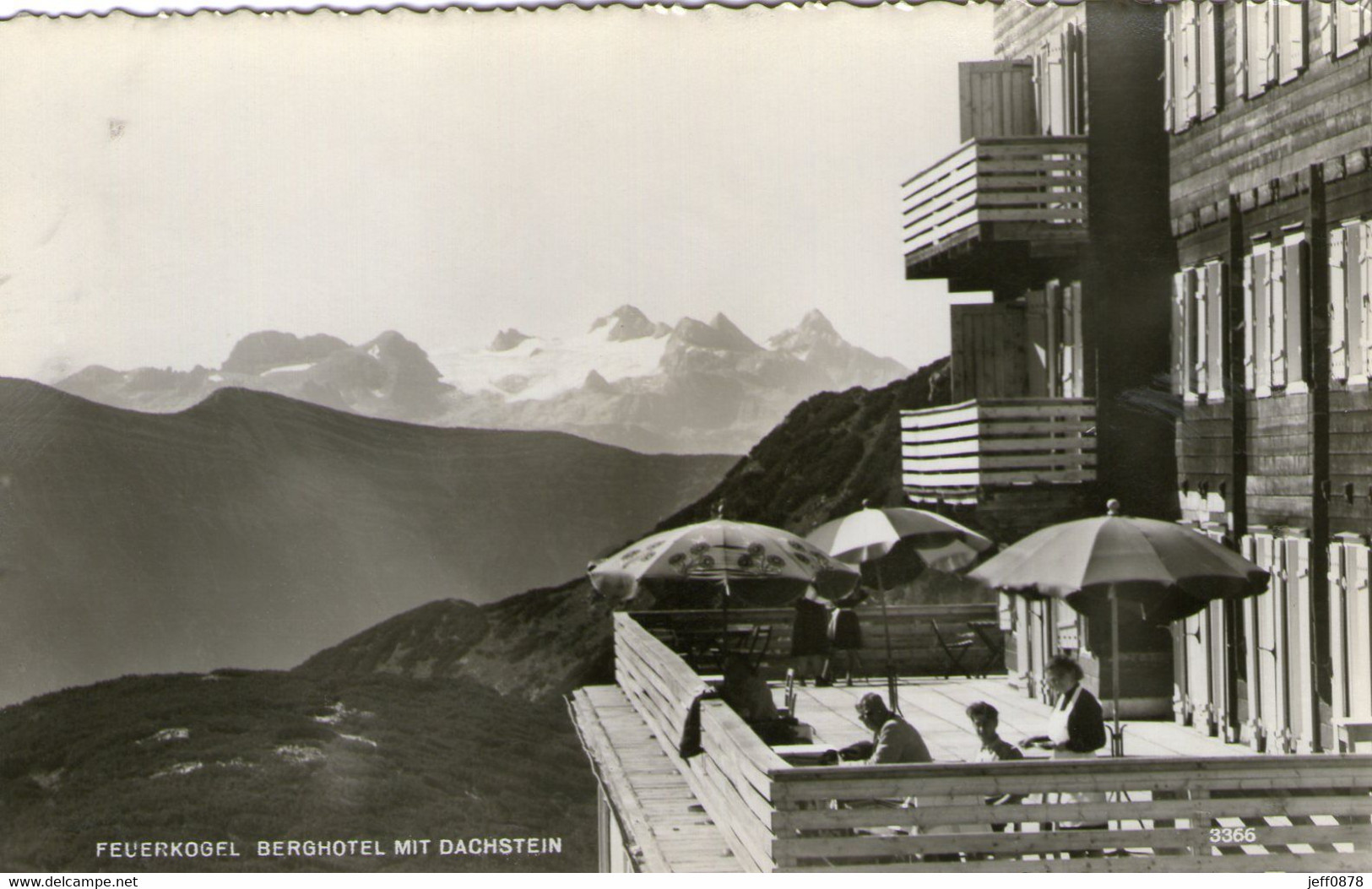 AUSTRIA - AUTRICHE - FEUERKOGEL BERGHOTEL MIT DACHSTEIN - 1917 - Très Bon état - Ebensee