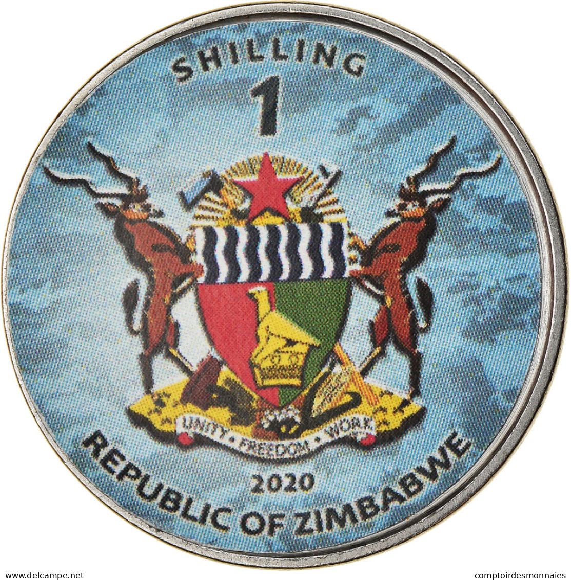 Monnaie, Zimbabwe, Shilling, 2020, Avions - B-52 Stratofortress, SPL, Nickel - Zimbabwe