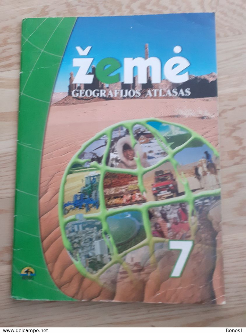 Lithuanian Geographic Atlas School Maps - Scolaires