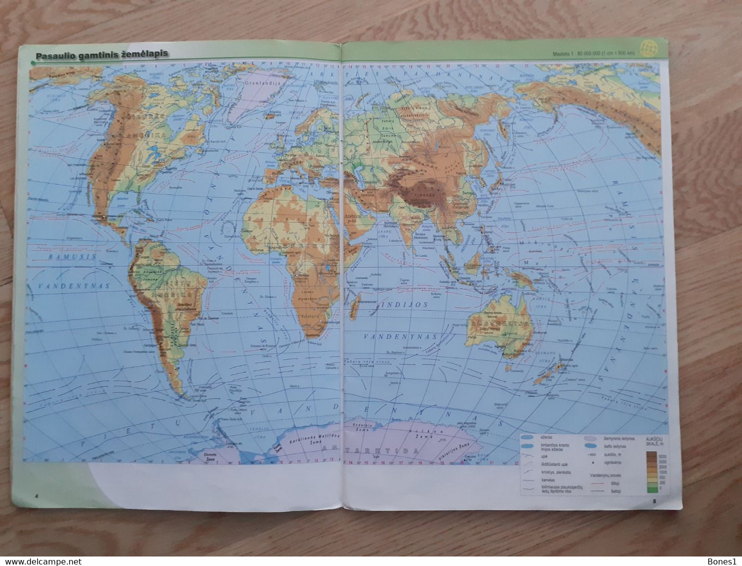 Lithuanian Geographic Atlas School Maps - Escolares