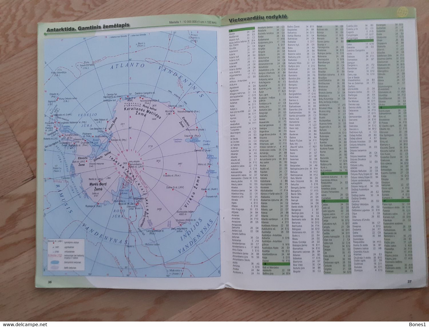 Lithuanian Geographic Atlas School Maps - Scolaires