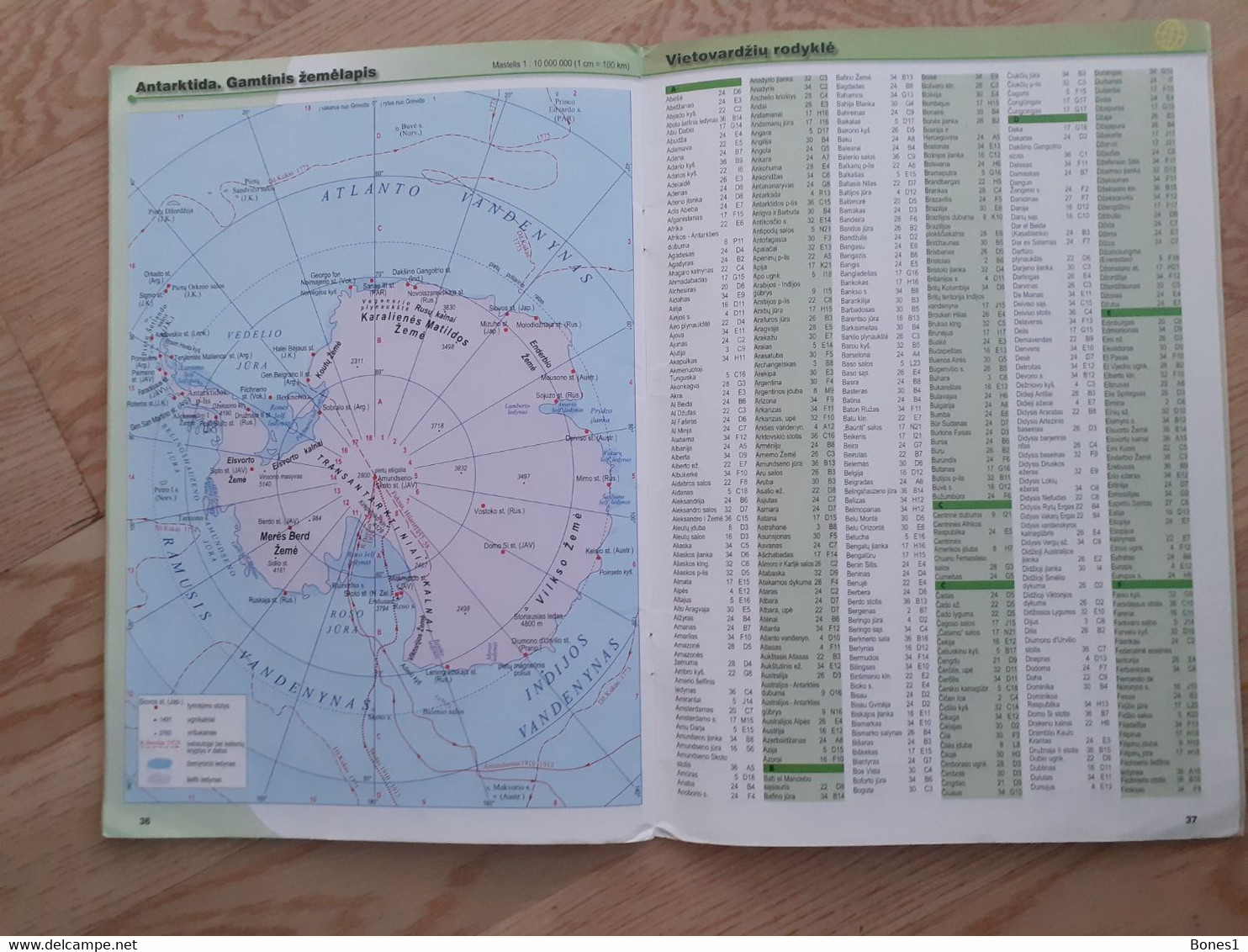 Lithuanian Geographic Atlas School Maps - Scolastici