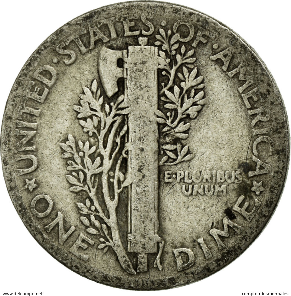 Monnaie, États-Unis, Mercury Dime, Dime, 1935, U.S. Mint, Philadelphie, TB - 1916-1945: Mercury (Mercure)