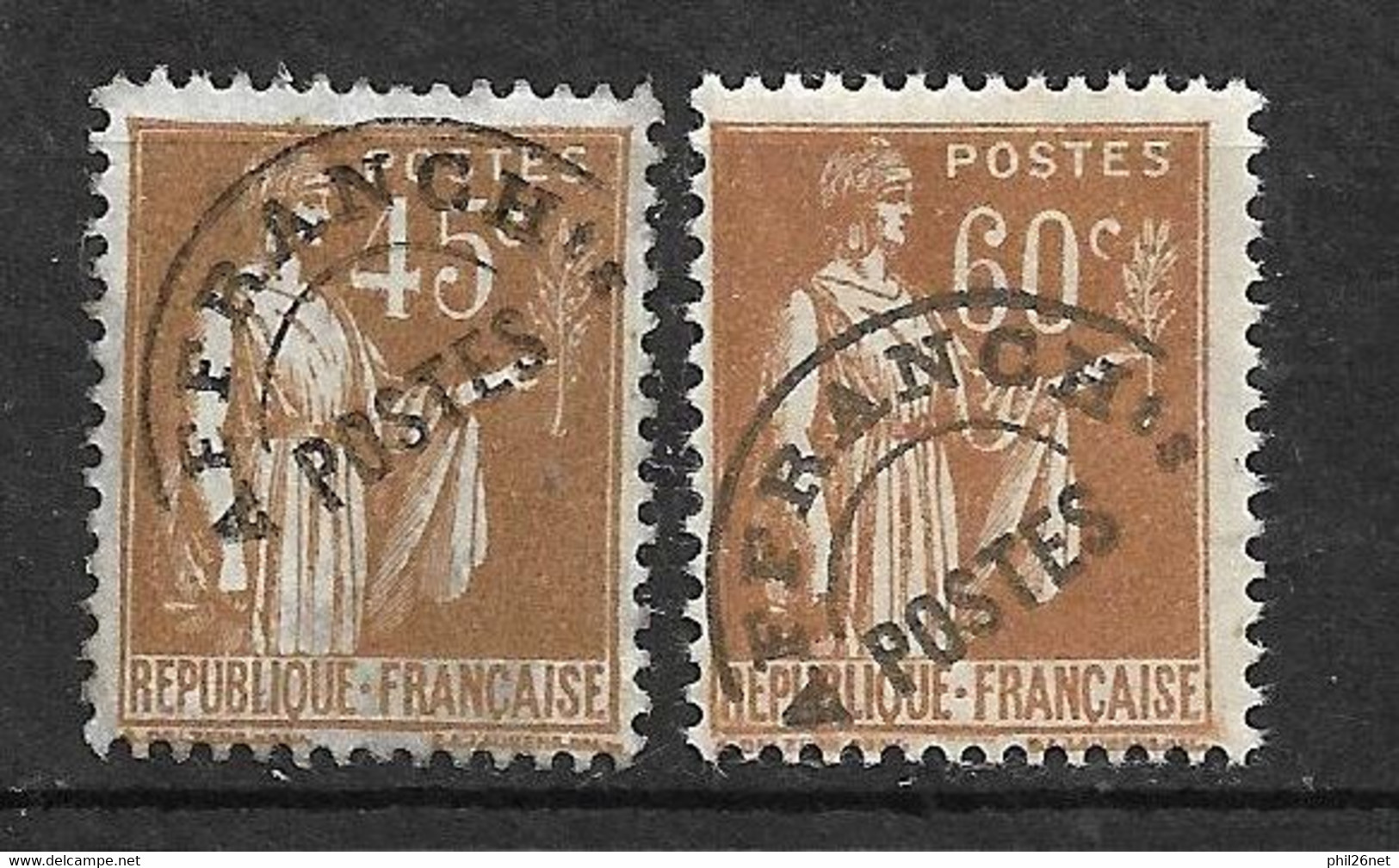 France  Préoblitéré   N° 71  Et  72   Neufs   *     B/TB    Voir Scans       - 1893-1947