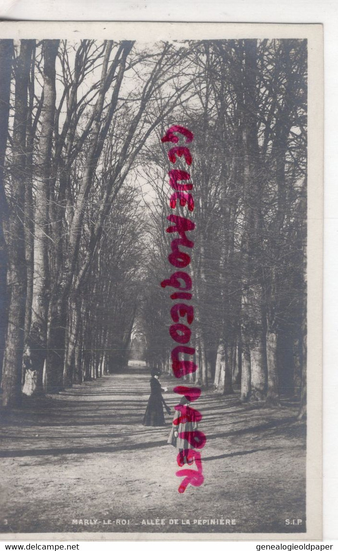 78- MARLY LE ROI - ALLEE DE LA PEPINIERE - CARTE PHOTO  PRECURSEUR  -YVELINES - Marly Le Roi