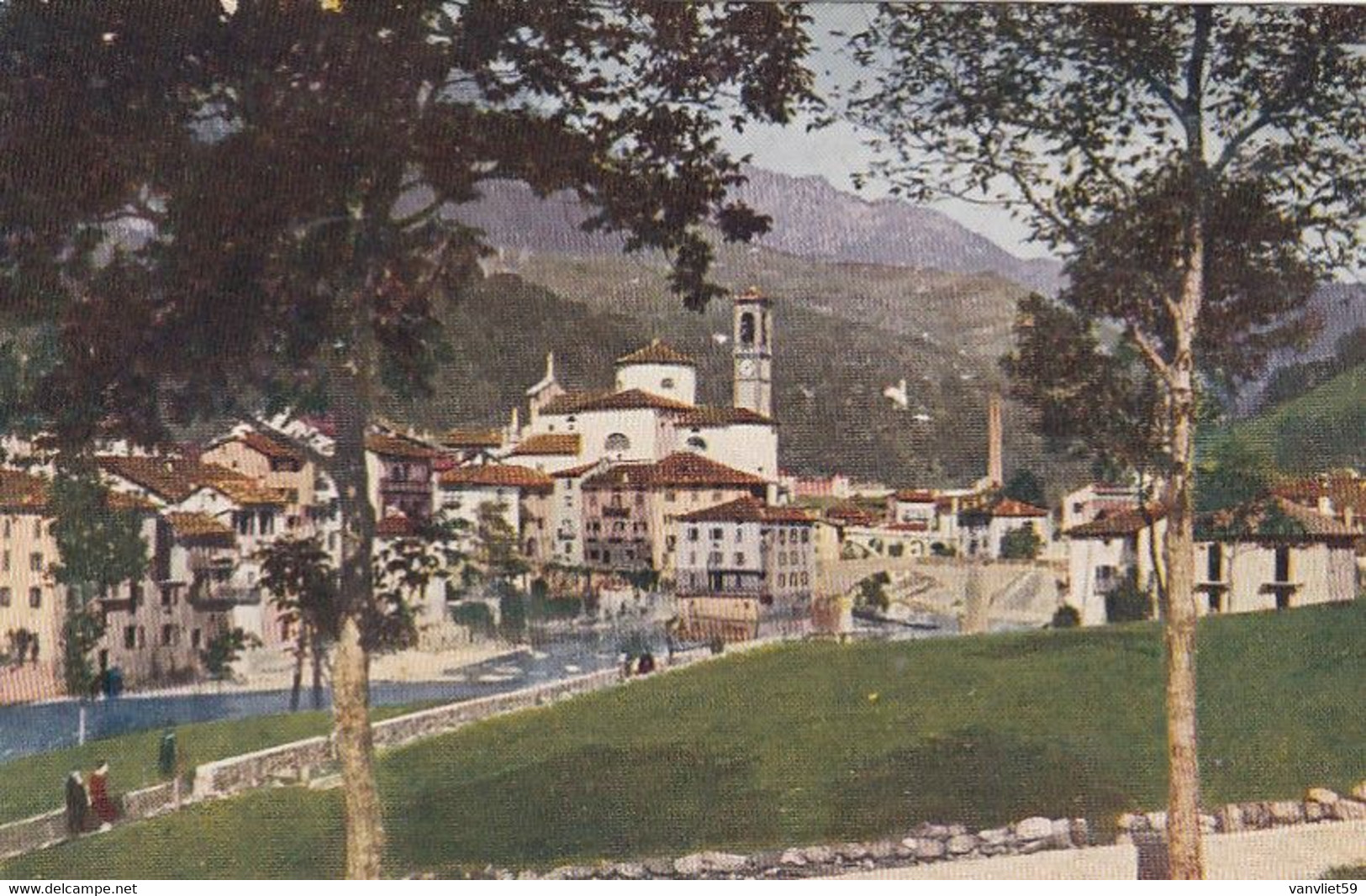 SAN GIOVANNI BIANCO-BERGAMO-VAL BREMBANA-PANORAMA-CARTOLINA NON VIAGGIATA-1930-1935? - Bergamo