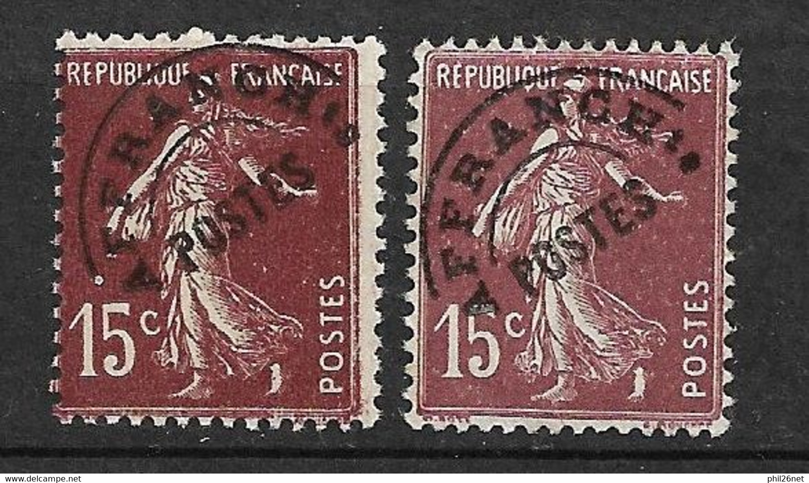 France  Préoblitéré   N° 53 Et 53a    Neufs   * *     B/TB     Voir Scans       - 1893-1947