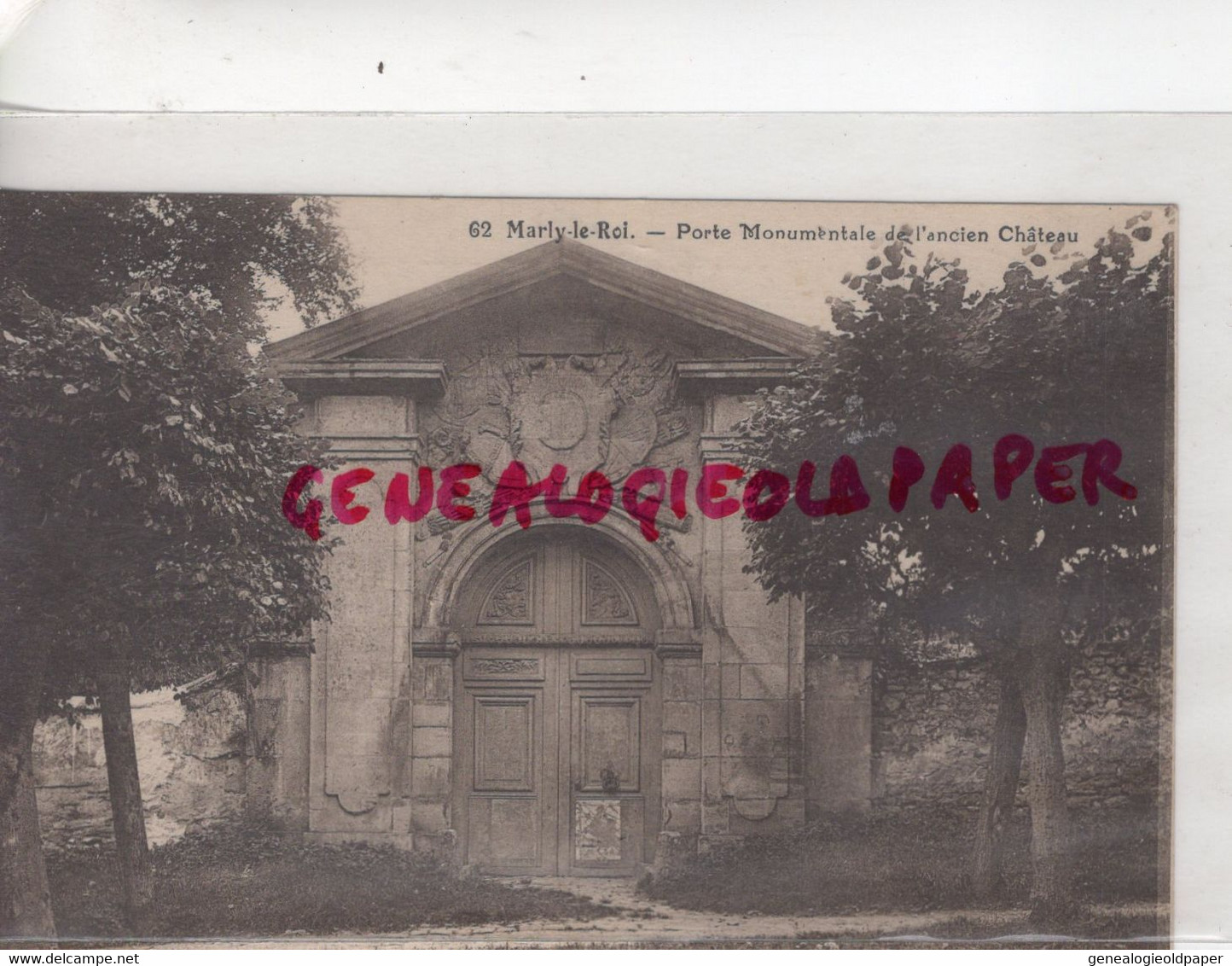 78- MARLY LE ROI - PORTE MONUMENTALE DE L' ANCIEN CHATEAU -   YVELINES - Marly Le Roi