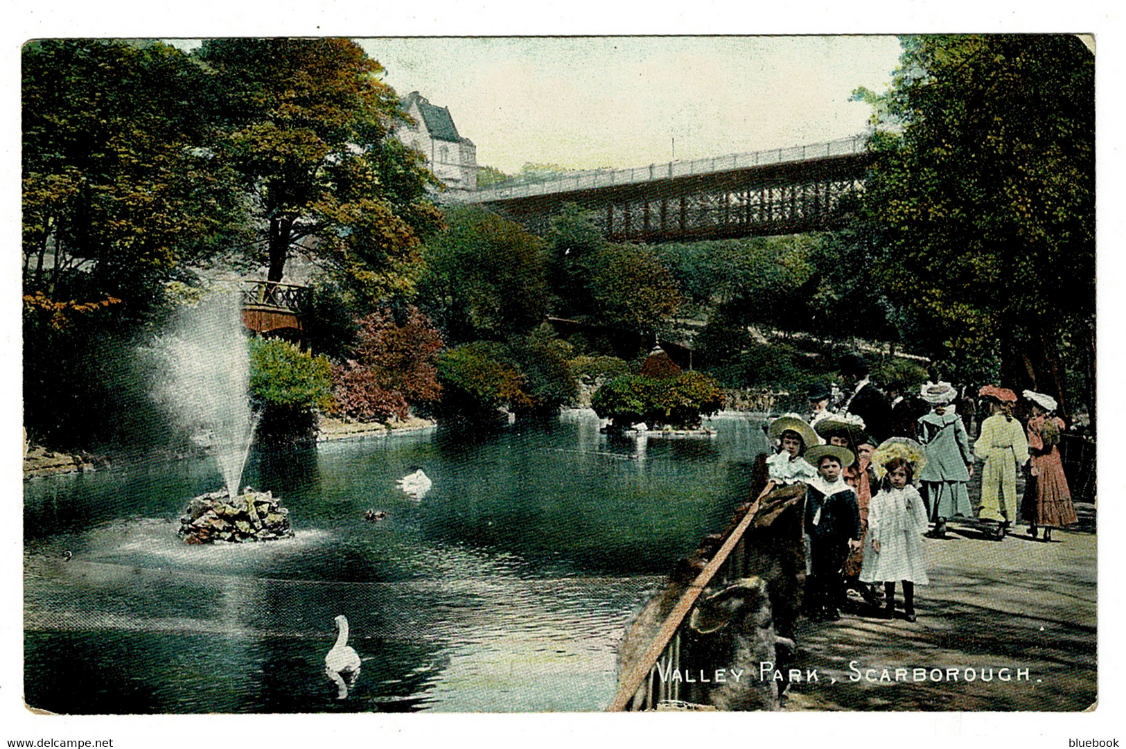 Ref 1466 - Early Postcard - Valley Park Scarborough - Yorkshire - Scarborough