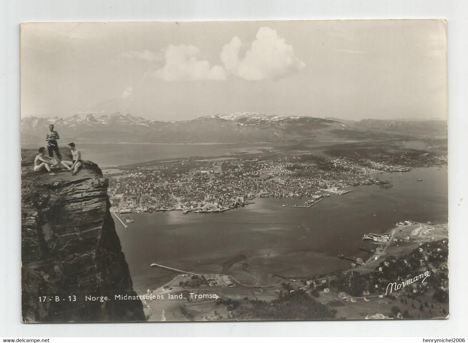 Norvège Norge Midnattsolens Land Tromso Hommes Maillot De Bains Ed Normanns Kunstforlag Oslo - Norvegia