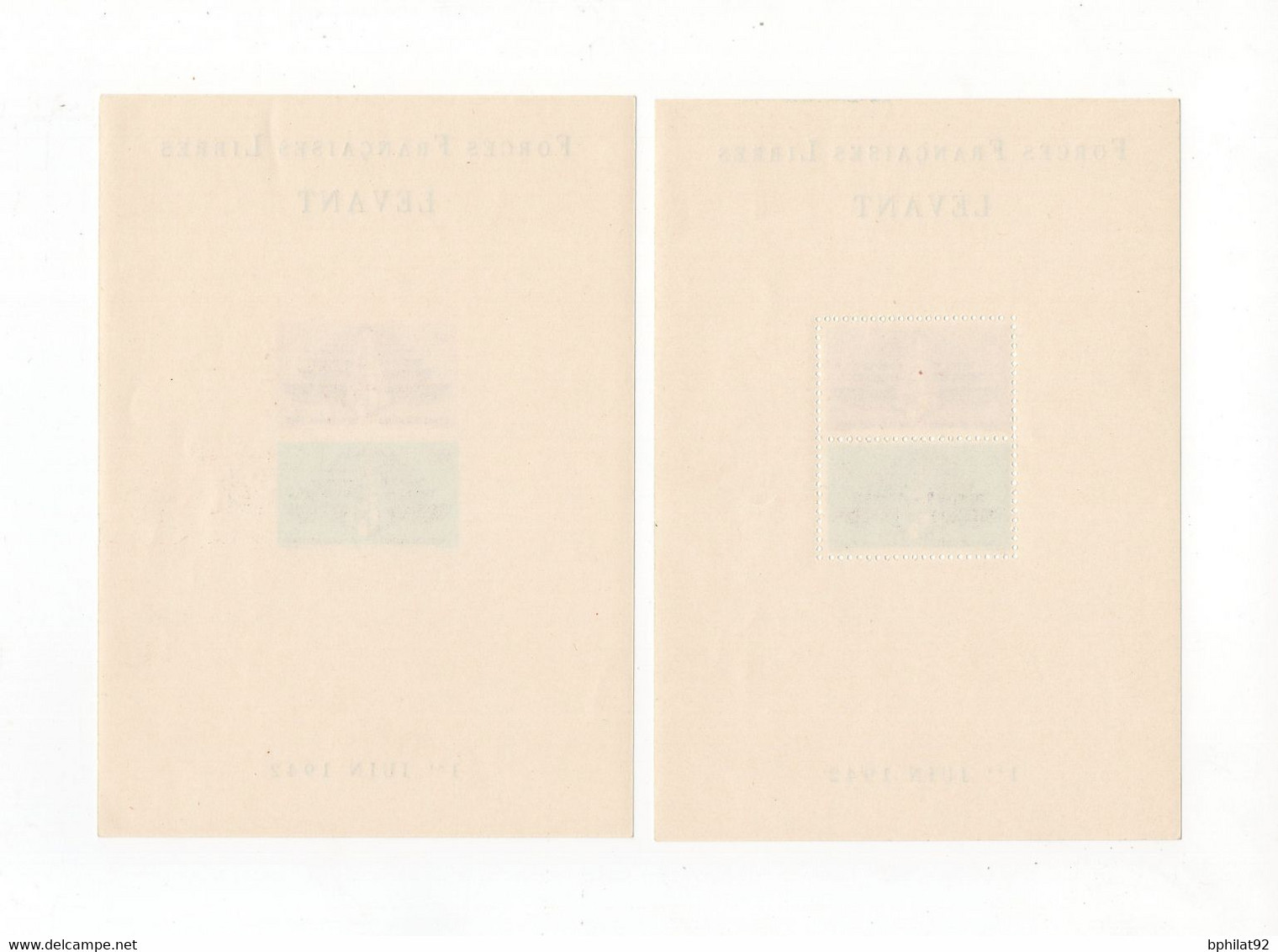 !!! PRIX FIXE : LEVANT, BF 1A ET 1B DENTELE ET NON DENTELE NEUFS TOUJOURS SANS GOMME - Unused Stamps