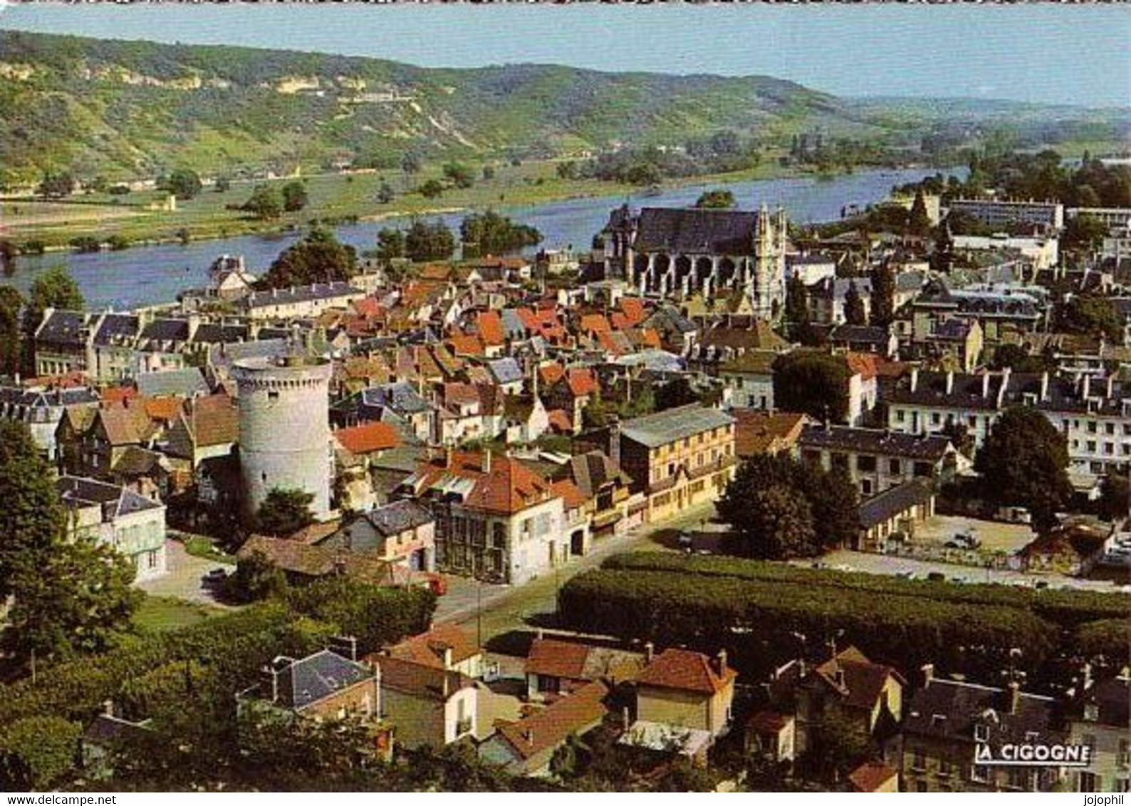 Vernon - Vue Aérienne Sur La Ville Et La Vallée De La Seine - écrite - Vernon