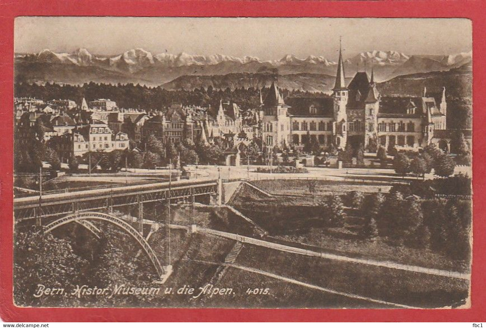 Carte En Franchise - Service Des Prisonniers Internés En Suisse - Bern - 1916 - Franchise