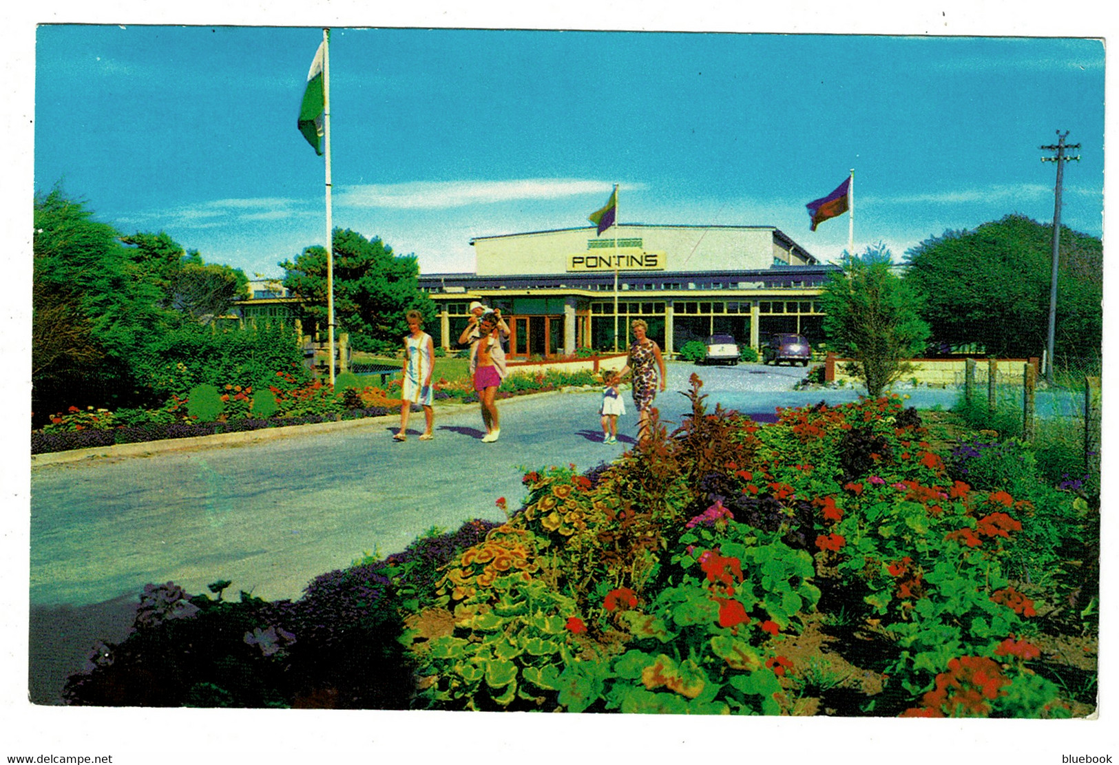 Ref 1468 - 1972 Postcard - Pontin's Sand Bay Holiday Camp - Weston-super-Mare Somerset - Weston-Super-Mare