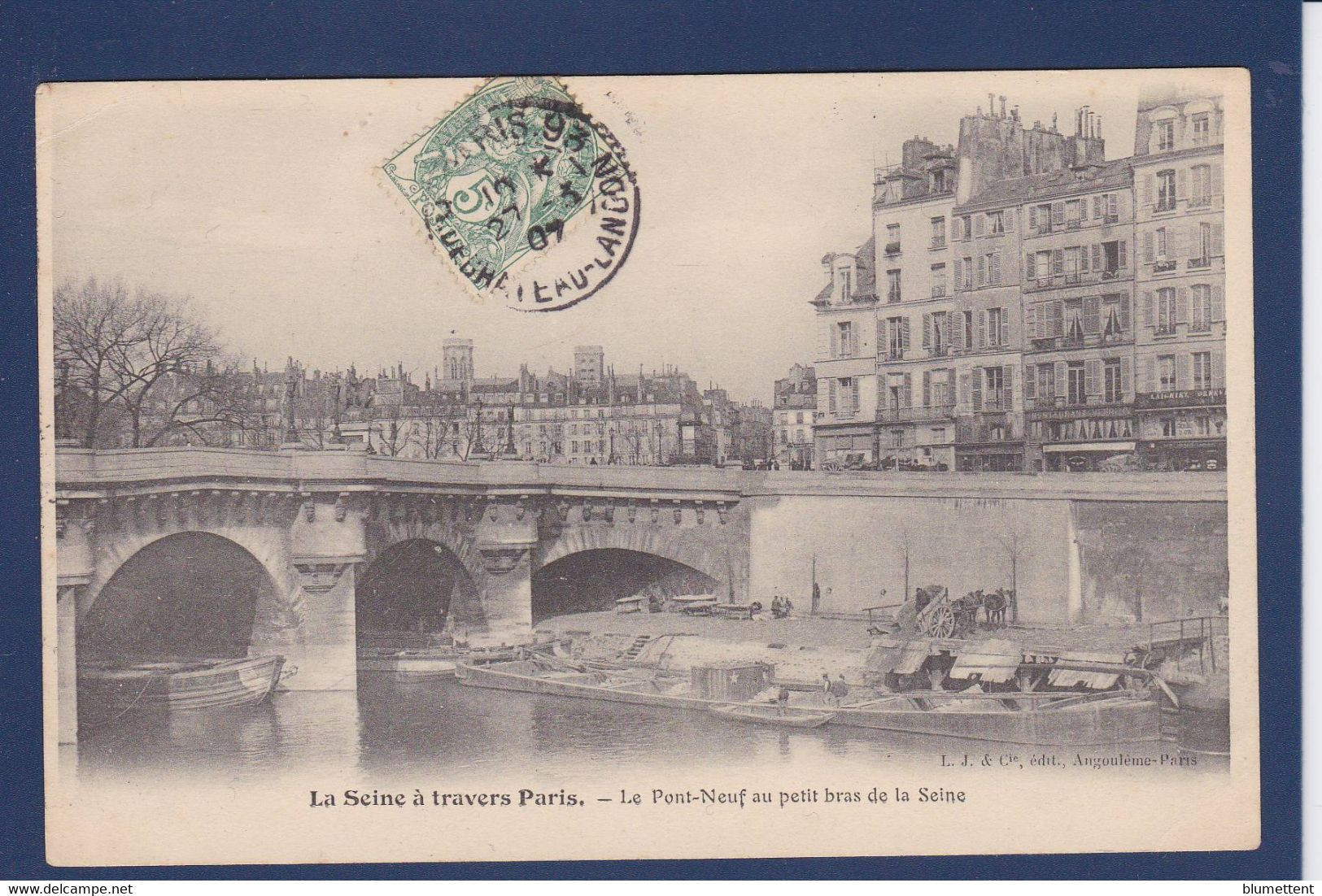 CPA [75] Paris > La Seine à Travers Paris Circulé - De Seine En Haar Oevers